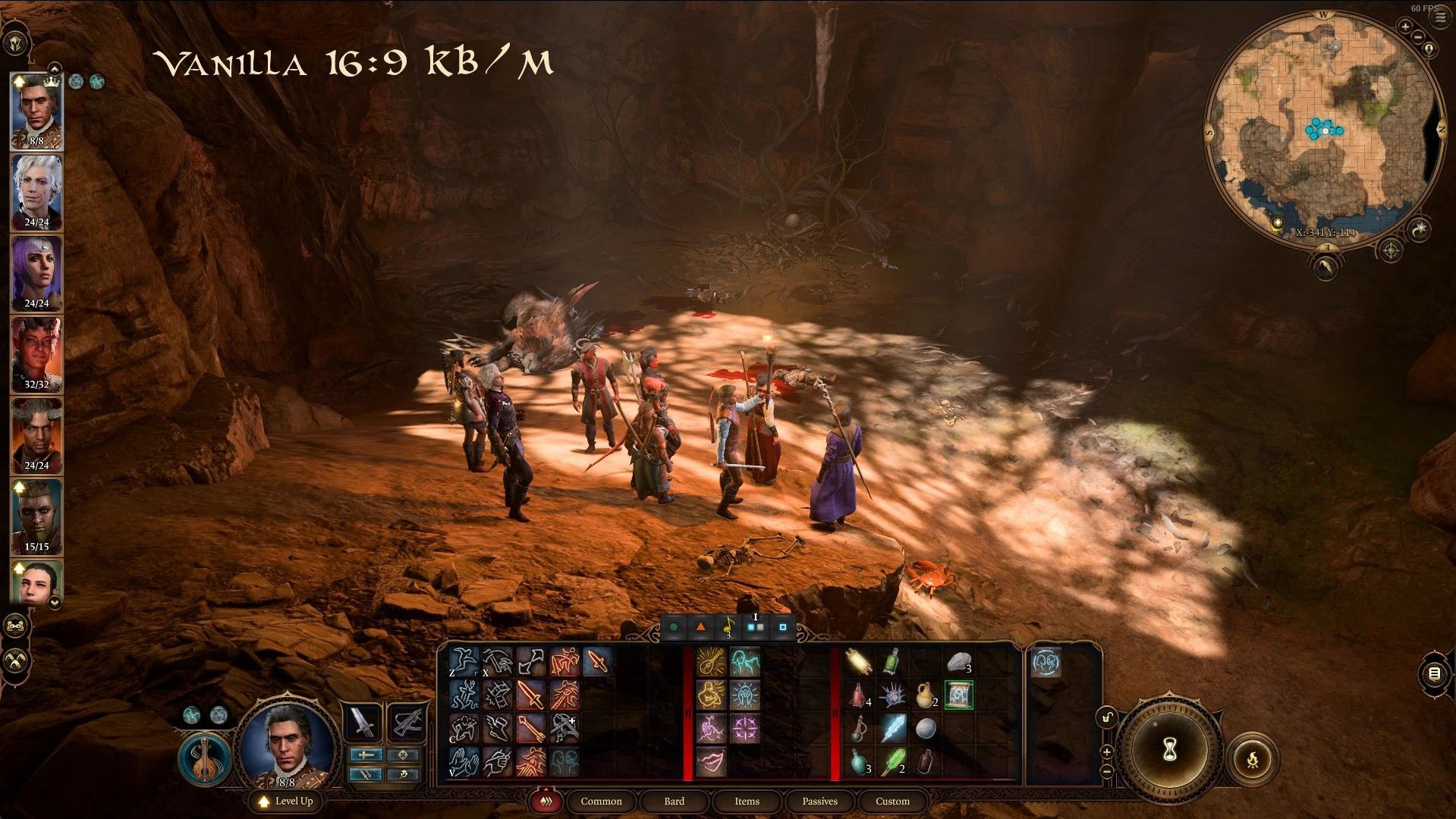 Dynamic Sidebar mod for Baldur's Gate 3