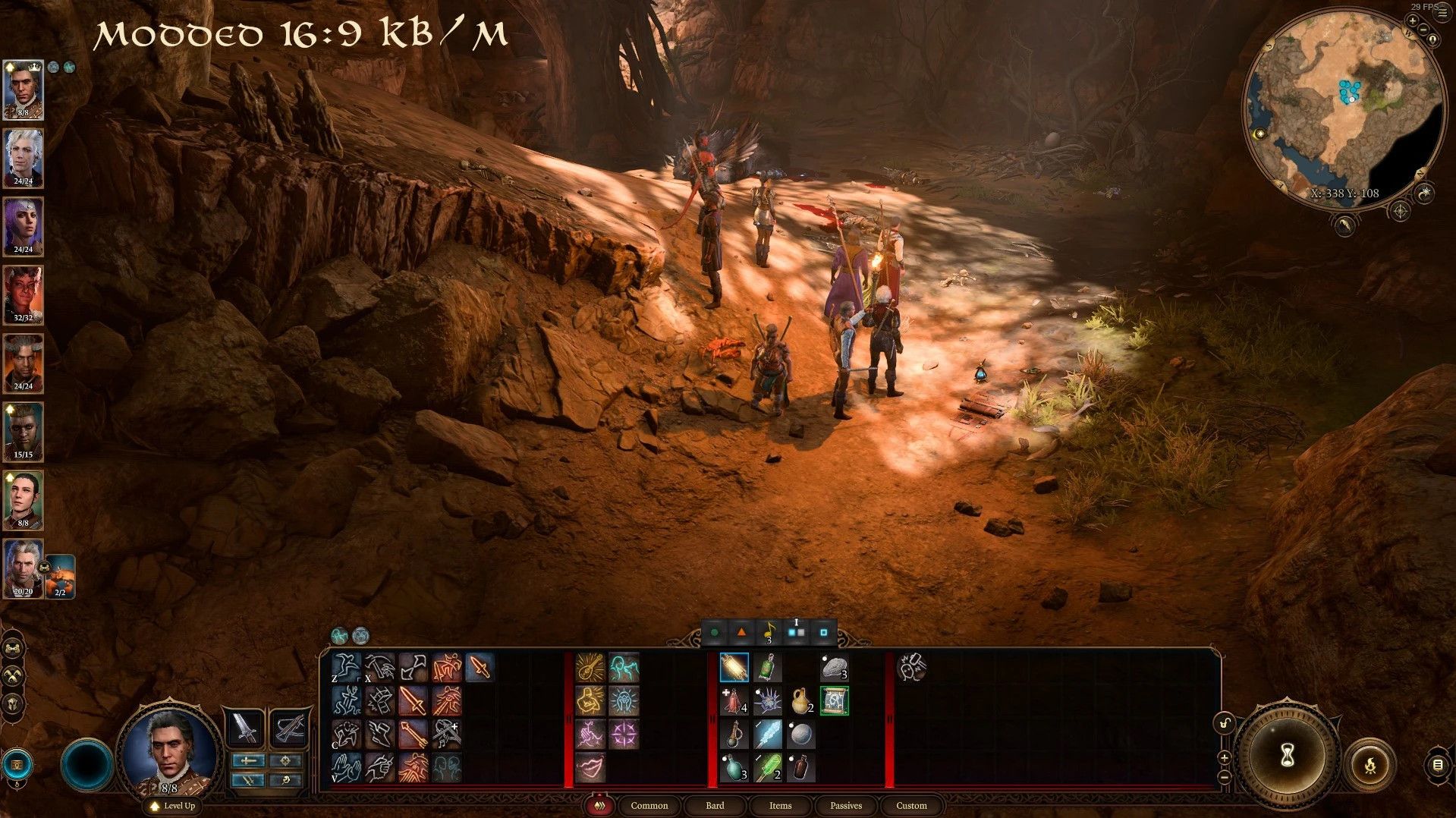 Dynamic Sidebar mod for Baldur's Gate 3