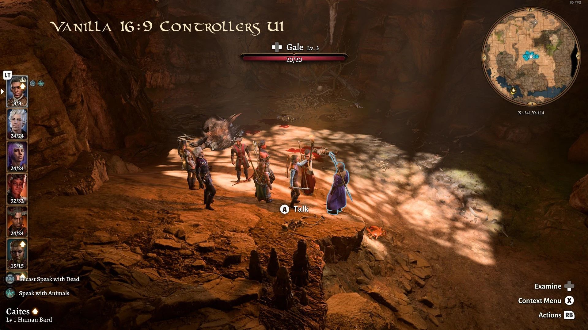 Dynamic Sidebar mod for Baldur's Gate 3