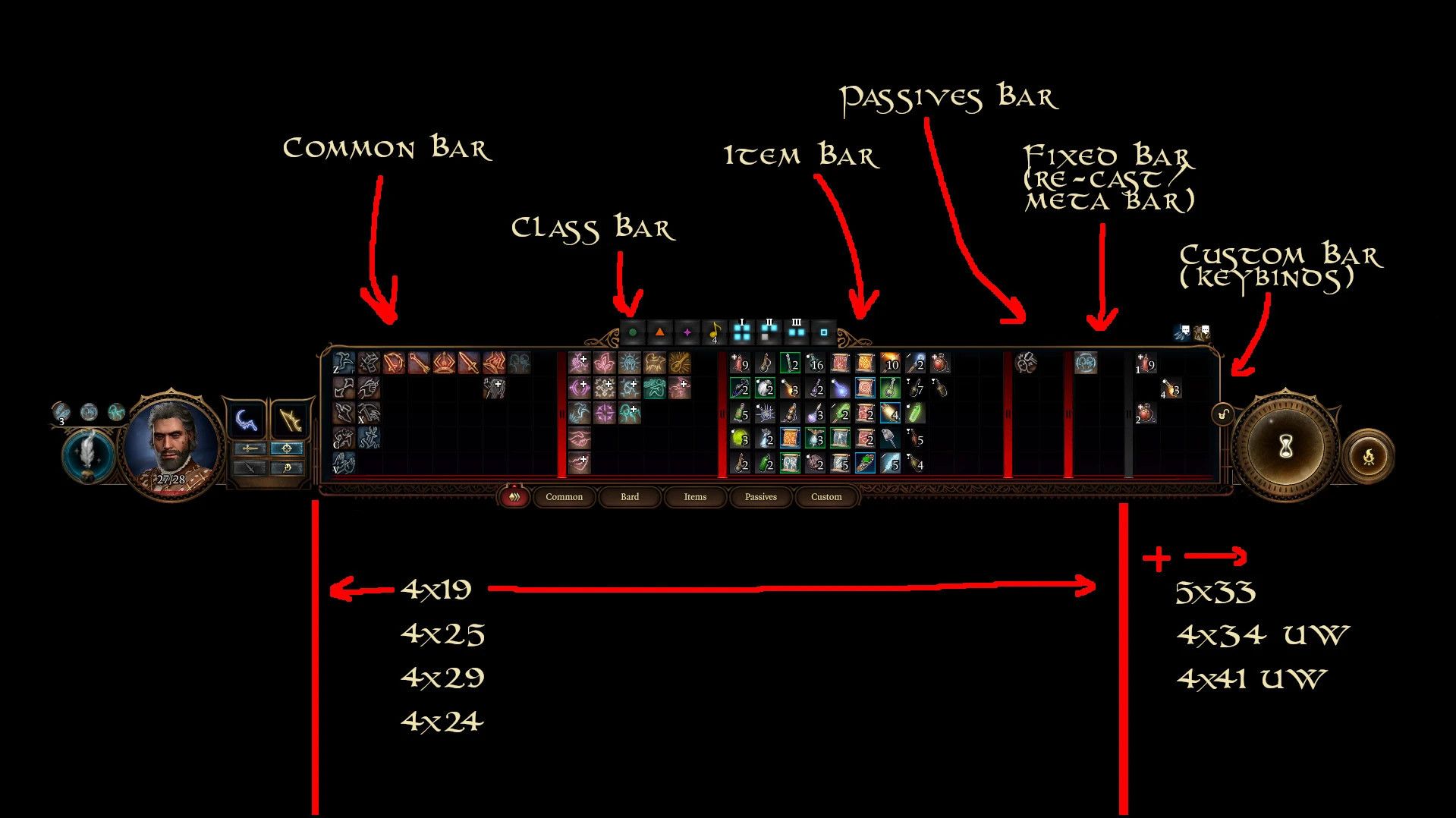 Better Hotbar 2 mod for Baldur's Gate 3