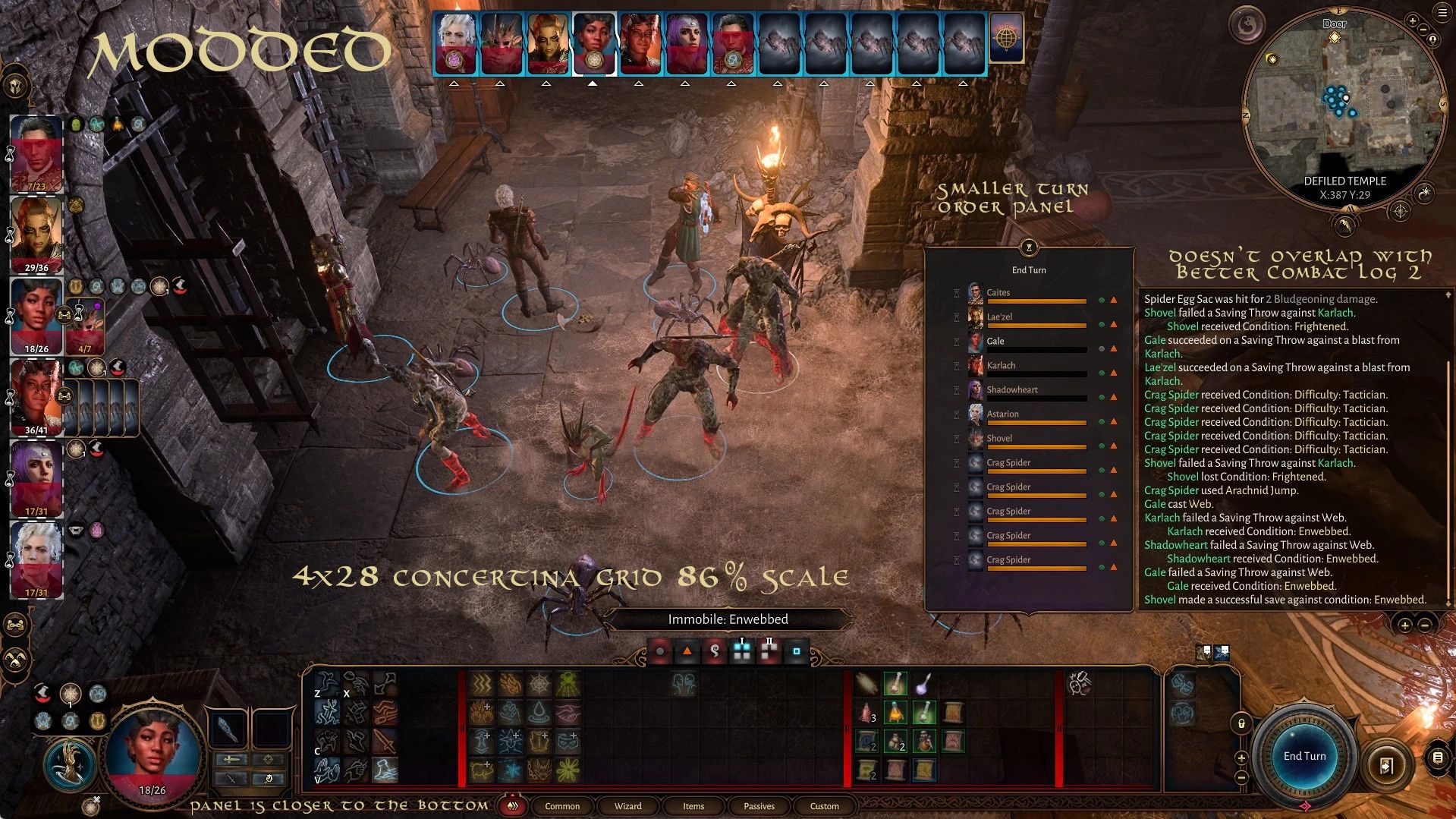 Better Hotbar 2 mod for Baldur's Gate 3