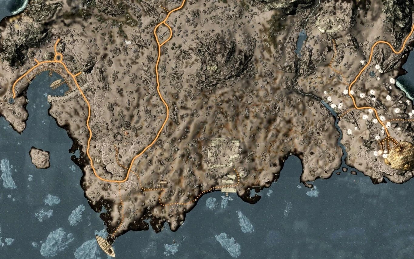 Flat World Map Framework (FWMF) mod for The Elder Scrolls V: Skyrim Special Edition