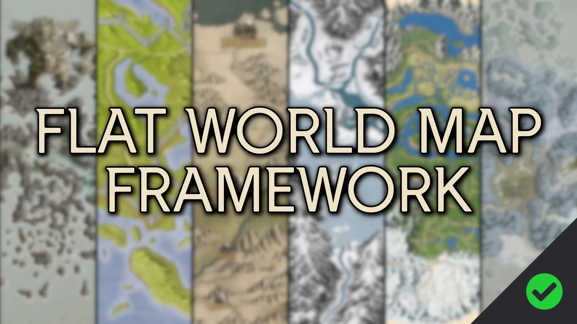 Flat World Map Framework (FWMF) mod for The Elder Scrolls V: Skyrim Special Edition