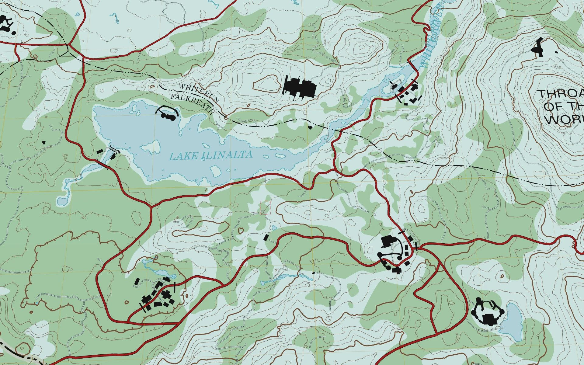 Flat World Map Framework (FWMF) mod for The Elder Scrolls V: Skyrim Special Edition