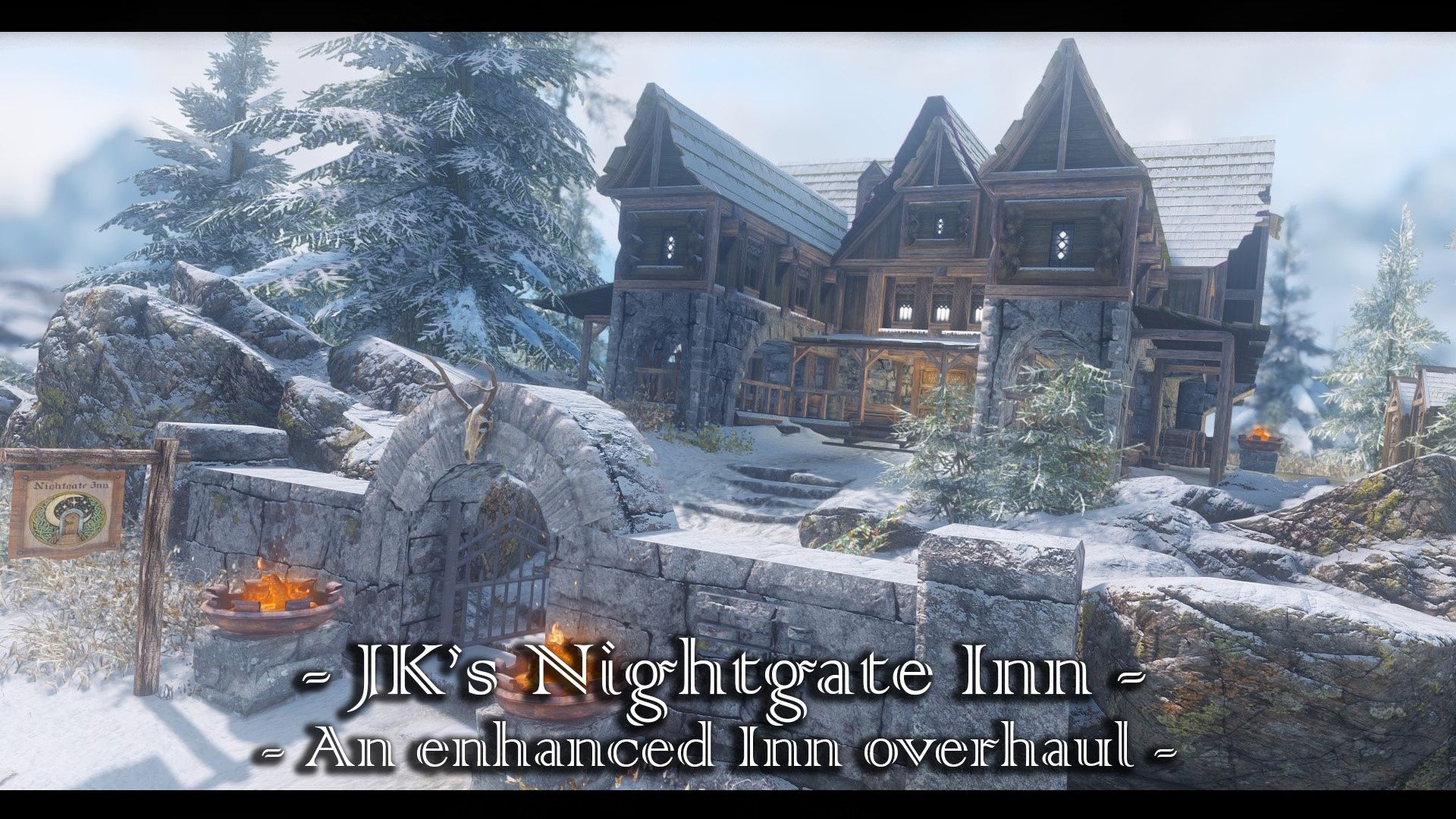 JK's Nightgate Inn mod for The Elder Scrolls V: Skyrim Special Edition