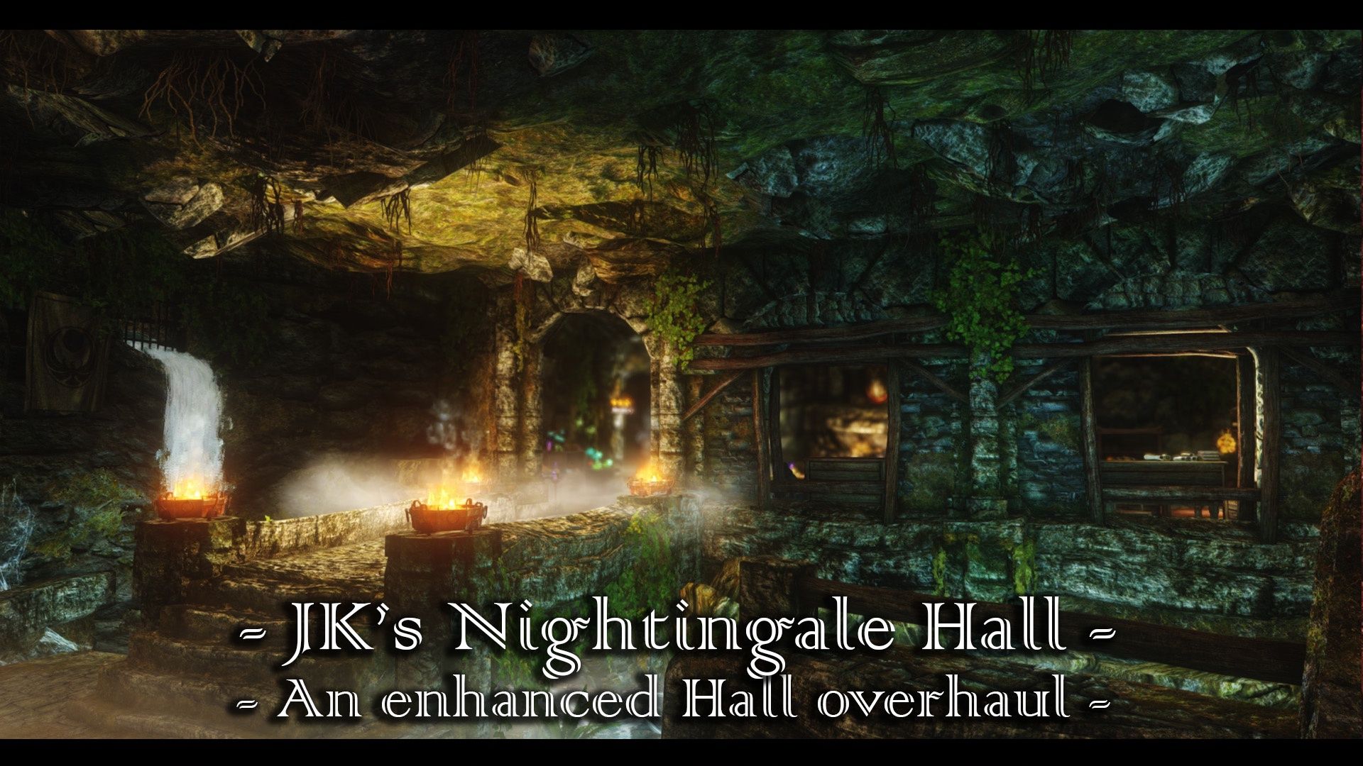JK's Nightingale Hall mod for The Elder Scrolls V: Skyrim Special Edition