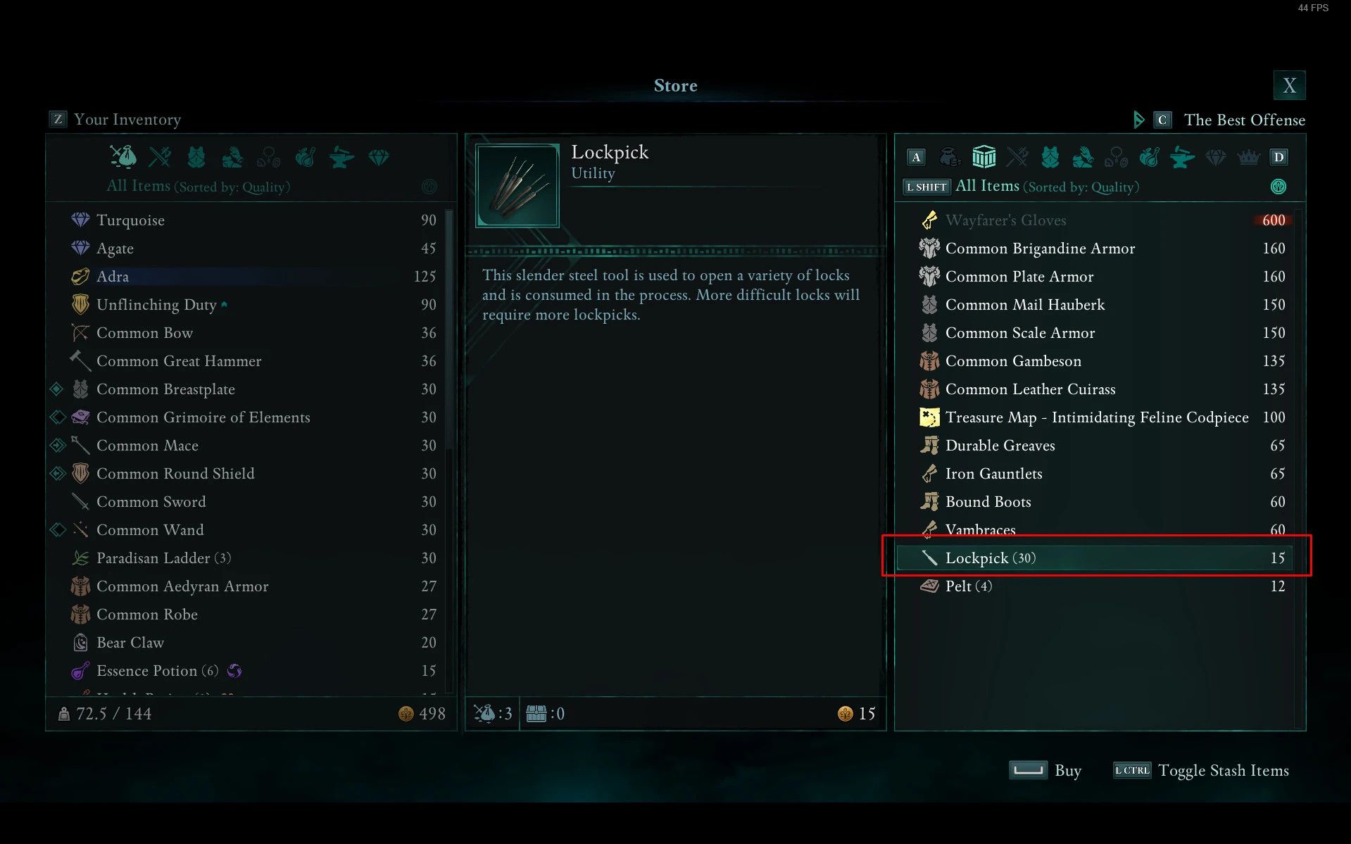 More Lockpicks mod for Avowed