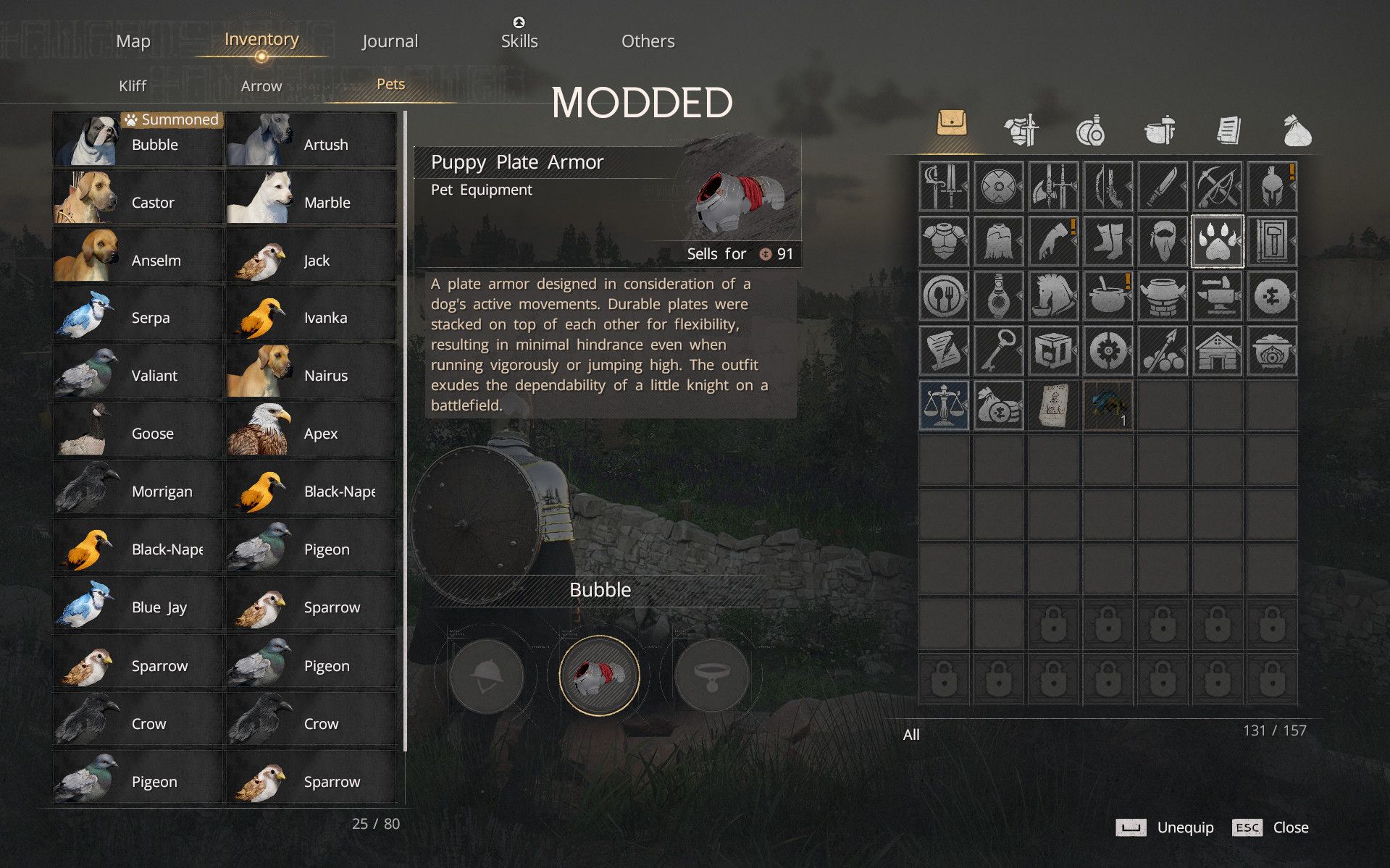 Better Pet List UI mod for Crimson Desert