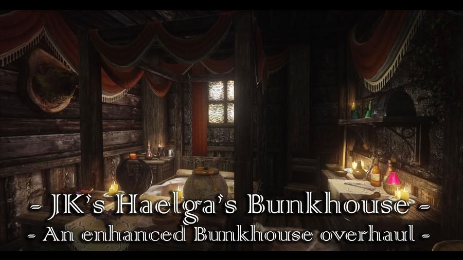 JK's Haelga's Bunkhouse mod for The Elder Scrolls V: Skyrim Special Edition