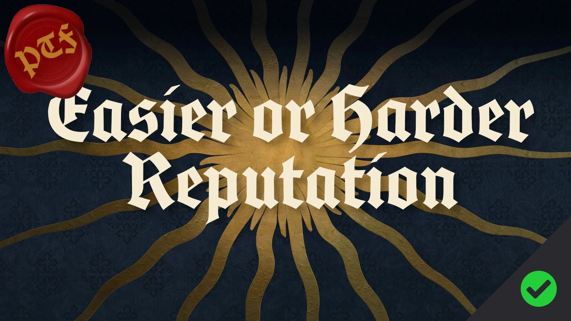 Easier or Harder Reputation mod for Kingdom Come: Deliverance II