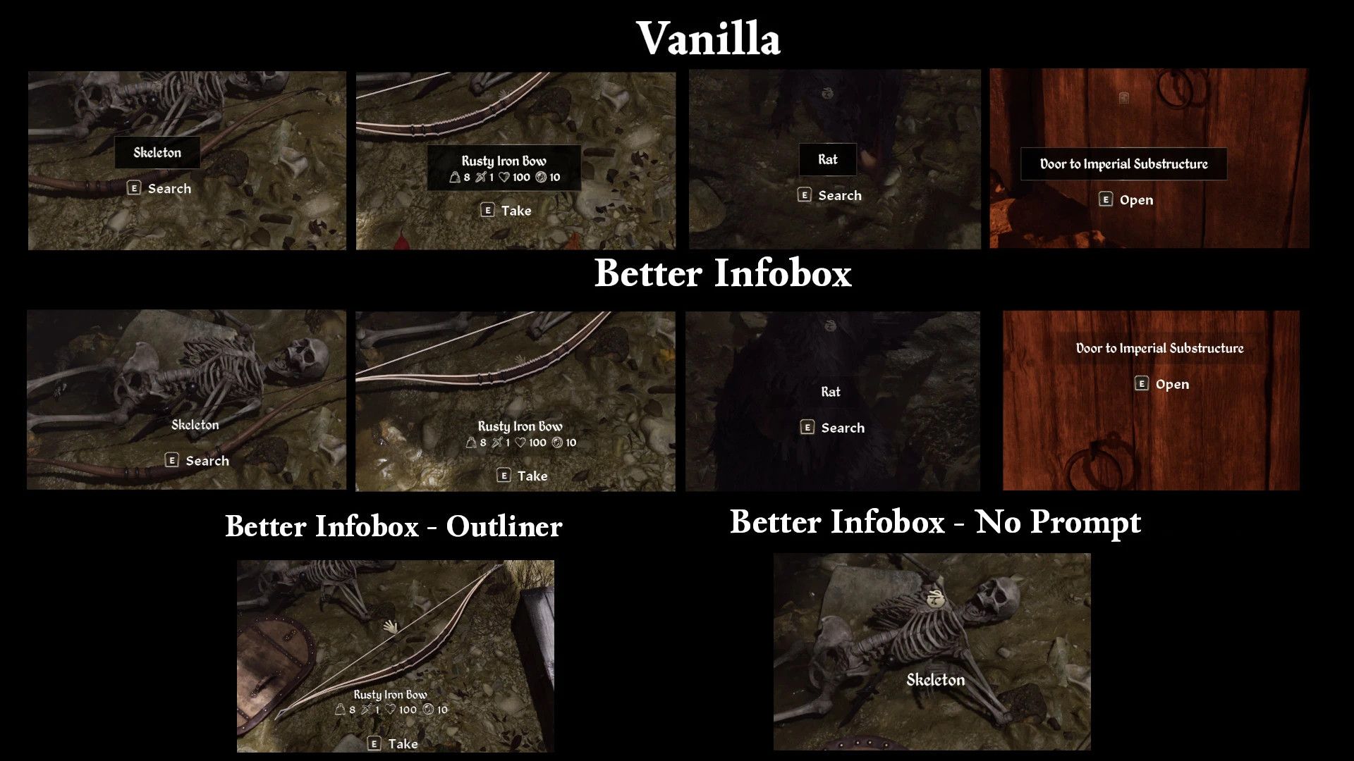 Better Infoboxes mod for The Elder Scrolls IV: Oblivion Remastered