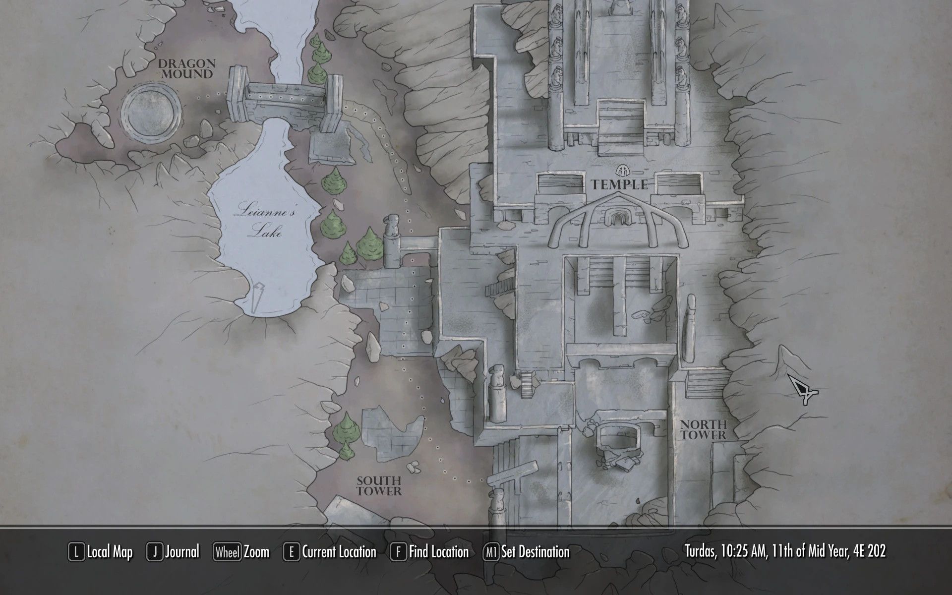 Skuldafn Paper Map for FWMF by Limon mod for The Elder Scrolls V: Skyrim Special Edition