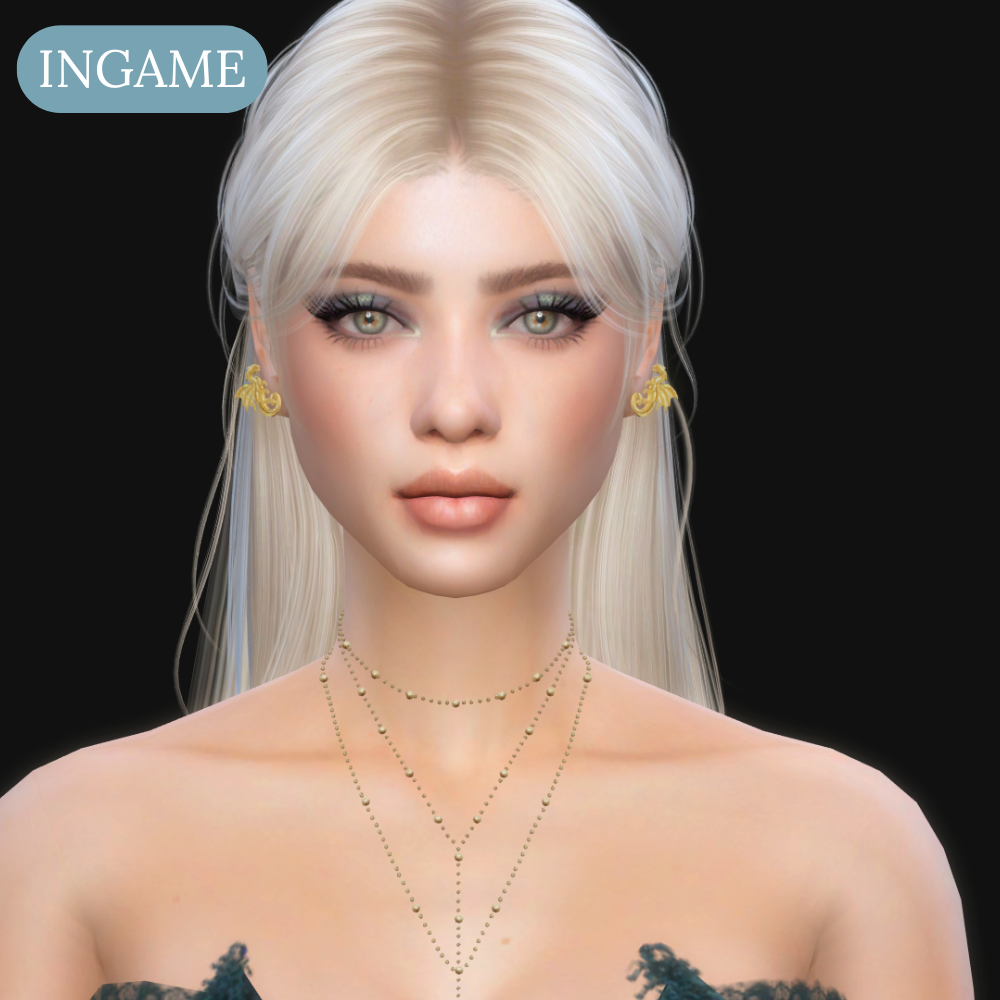 GG EXCLUSIVE - Spring Modathon- Dragon Fae Earrings mod for The Sims 4 
