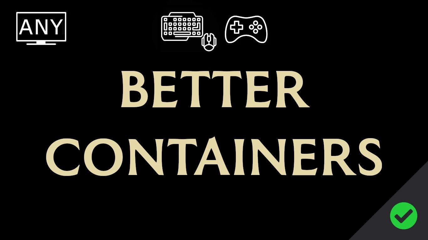 Better Containers mod for Baldur's Gate 3