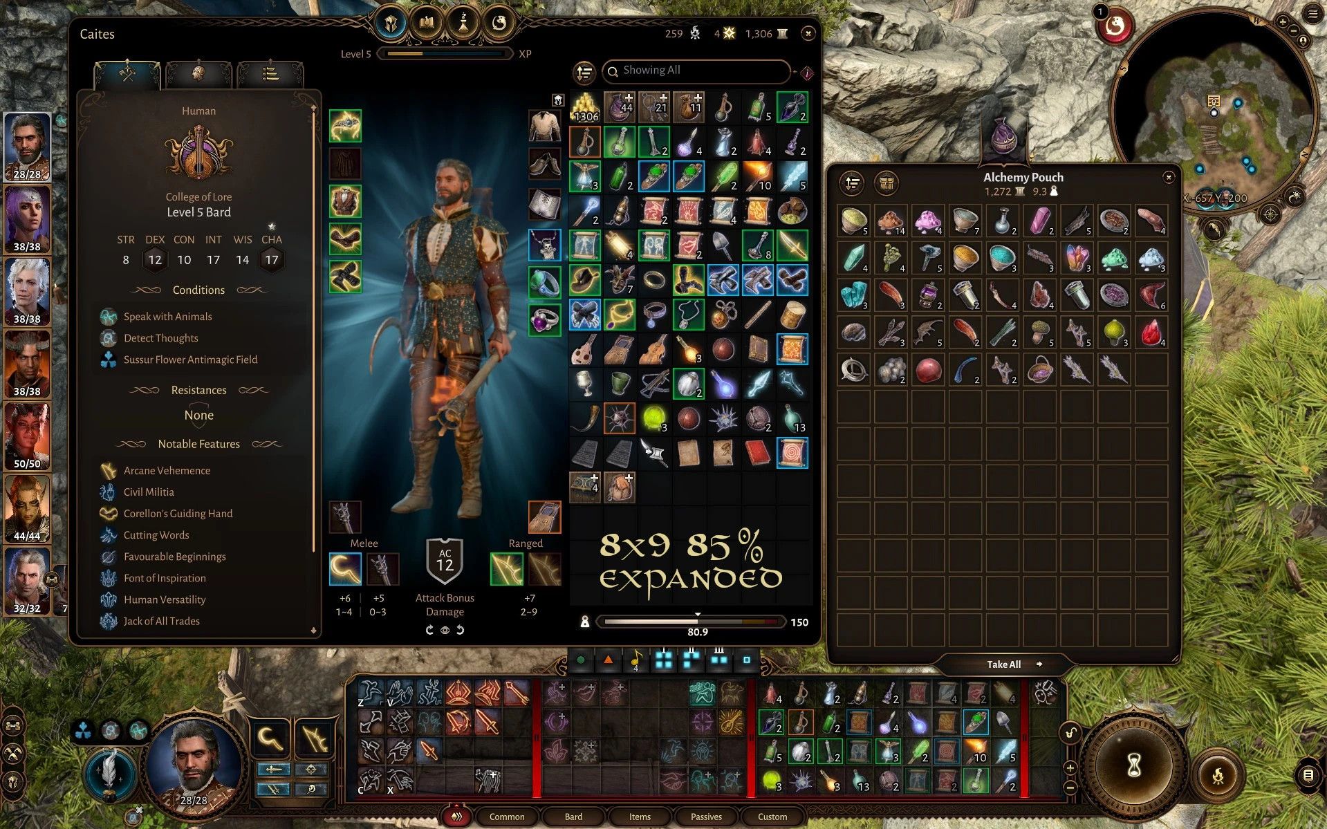 Better Containers mod for Baldur's Gate 3