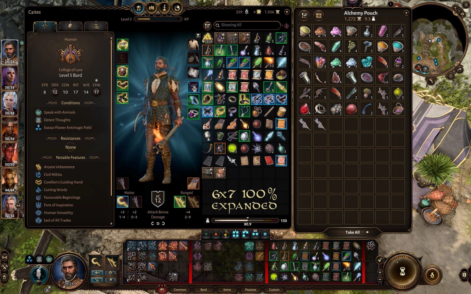 Better Containers mod for Baldur's Gate 3