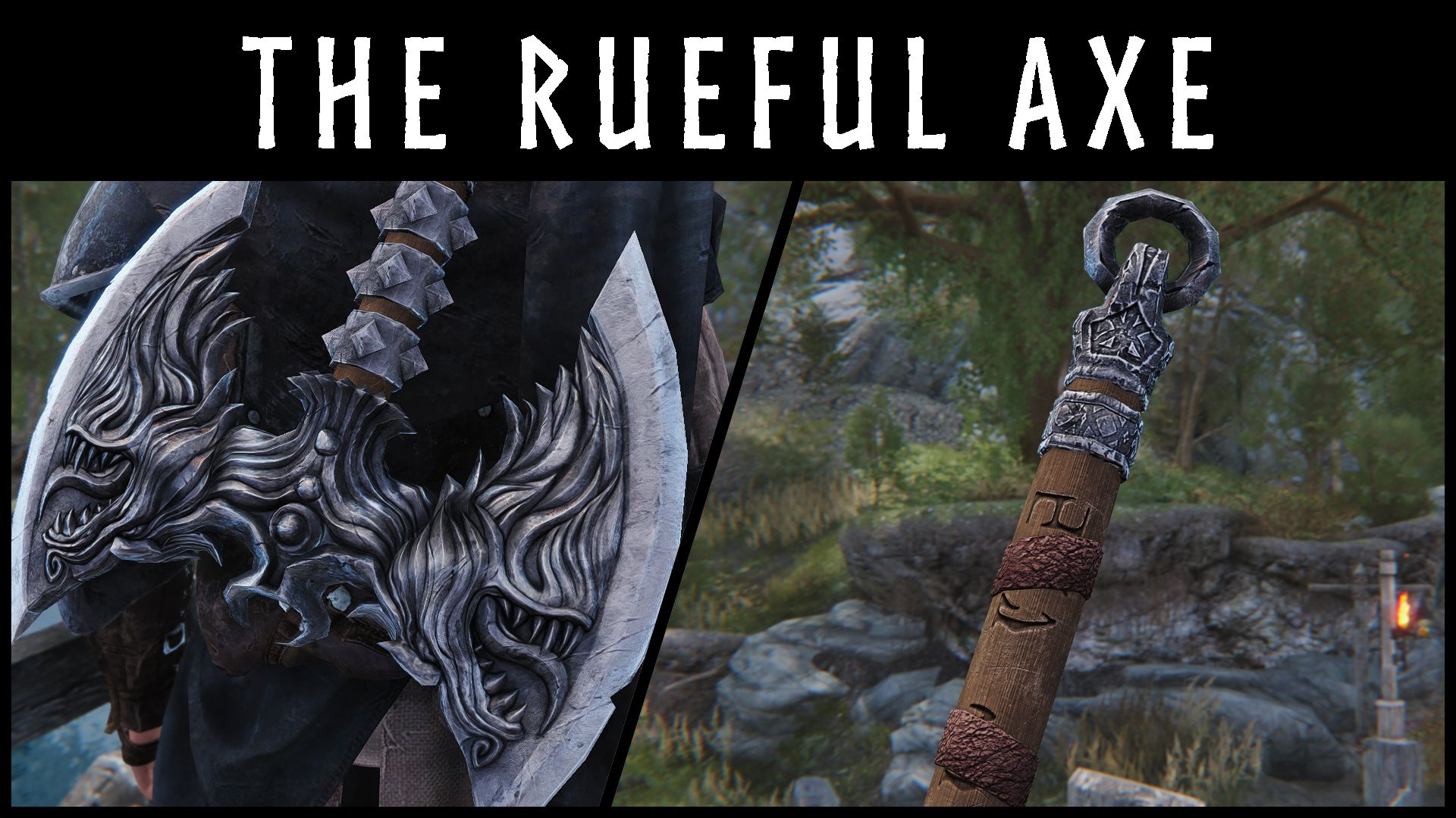 Kanjs - The Rueful Axe Animated mod for The Elder Scrolls V: Skyrim Special Edition
