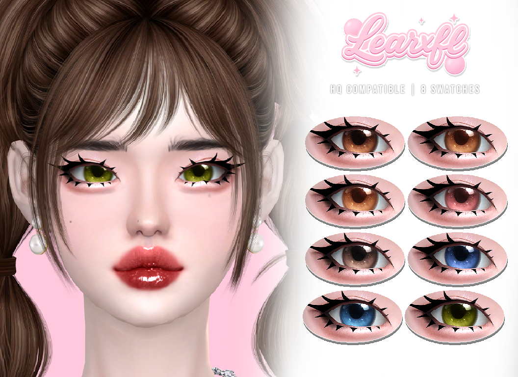 Learxfl Honey Glaze Eyes mod for The Sims 4 