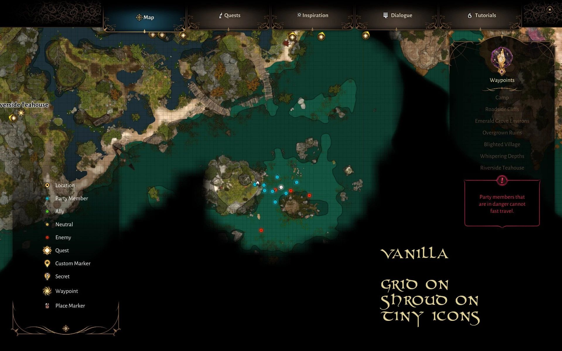 Better Maps All-In-One mod for Baldur's Gate 3