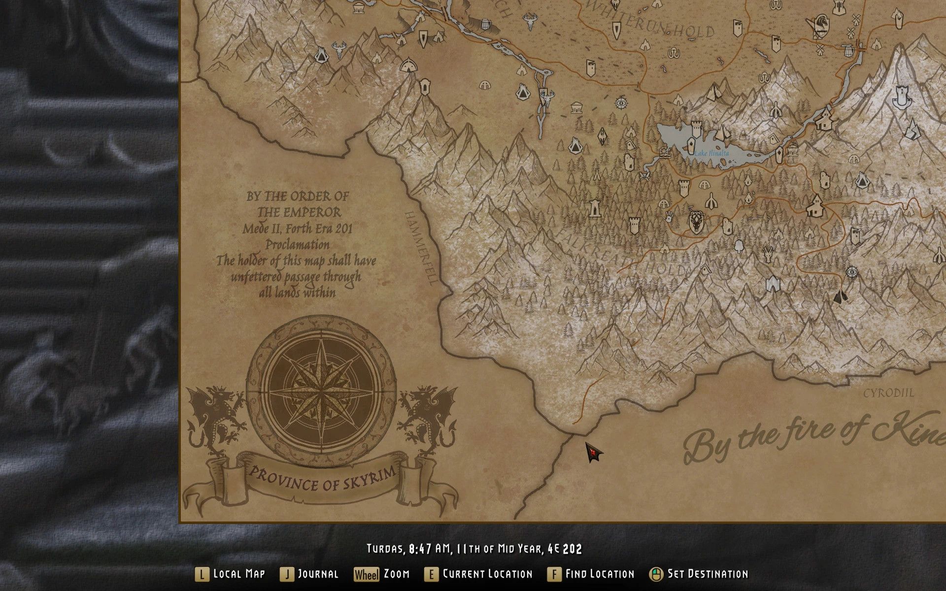 Updates to various maps for FWMF mod for The Elder Scrolls V: Skyrim Special Edition