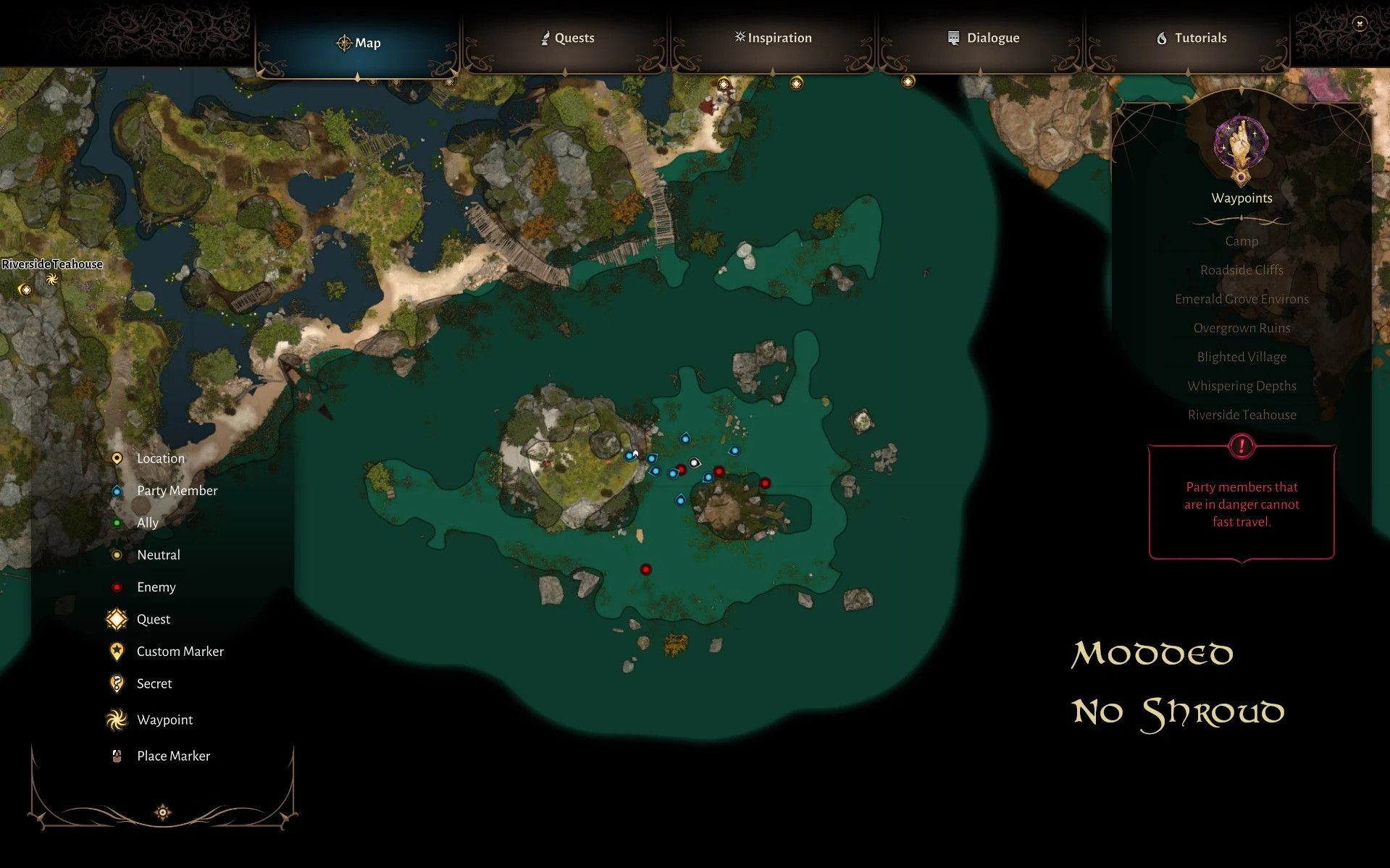 Better Maps All-In-One mod for Baldur's Gate 3