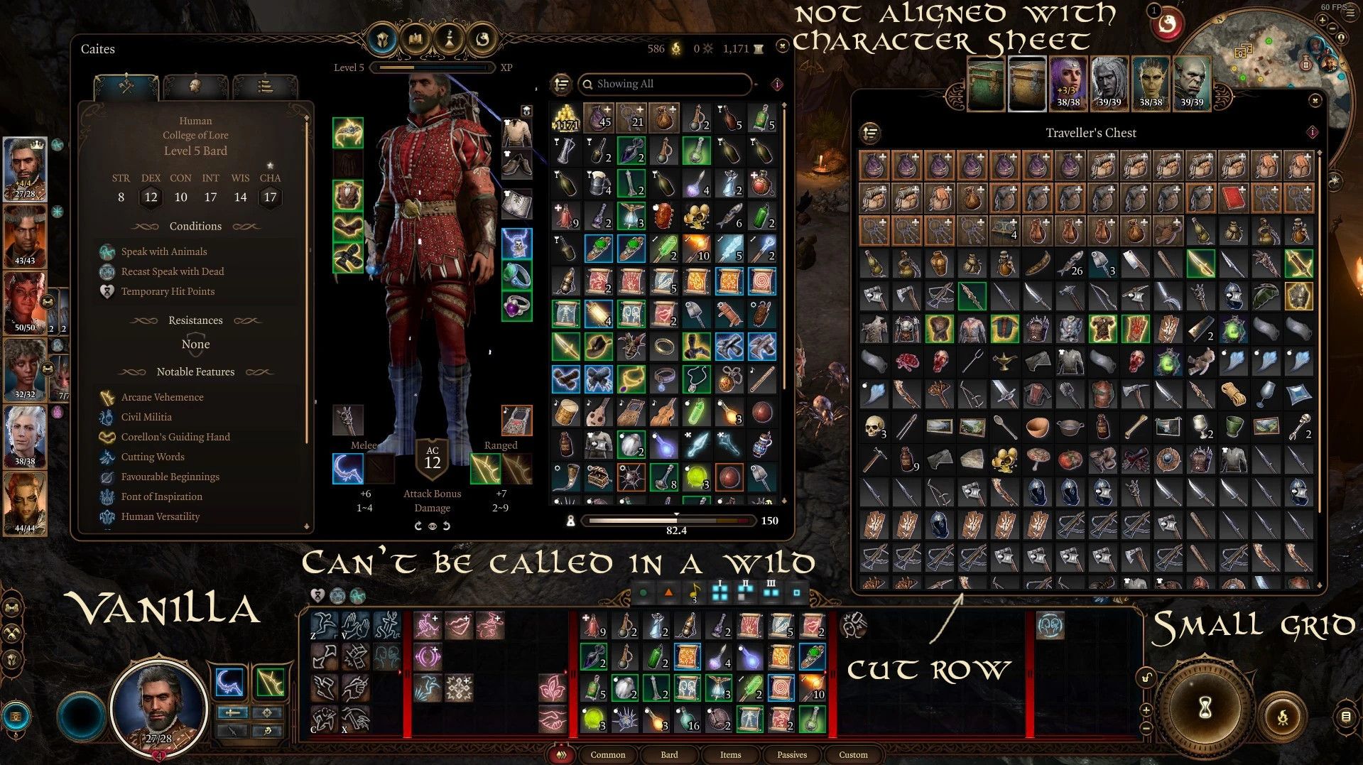 Companions Panel and Camp Chest Everywhere mod for Baldur's Gate 3