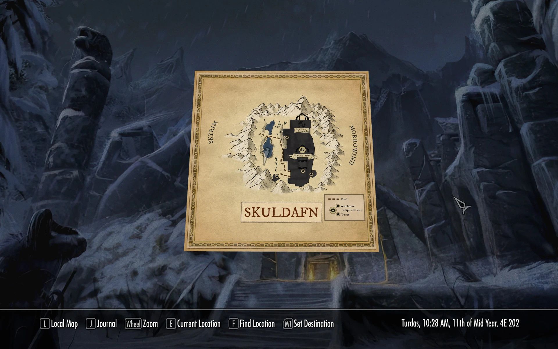 Updates to various maps for FWMF mod for The Elder Scrolls V: Skyrim Special Edition