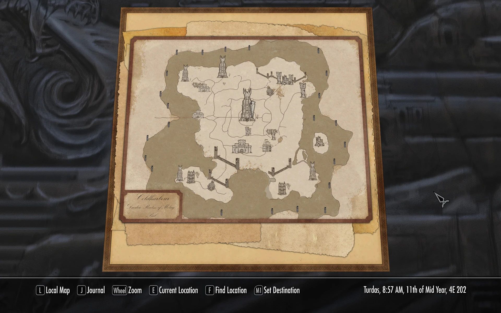 Updates to various maps for FWMF mod for The Elder Scrolls V: Skyrim Special Edition