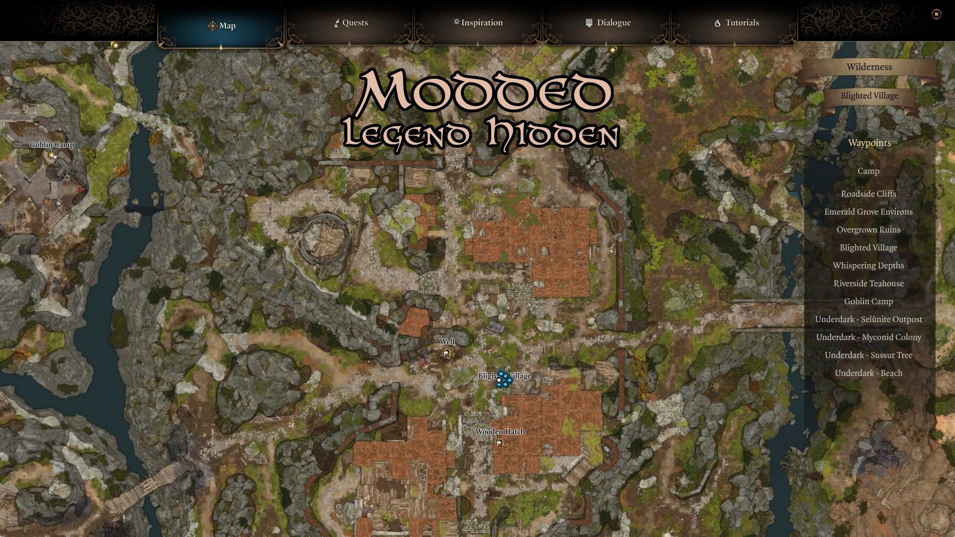 Better Maps All-In-One mod for Baldur's Gate 3
