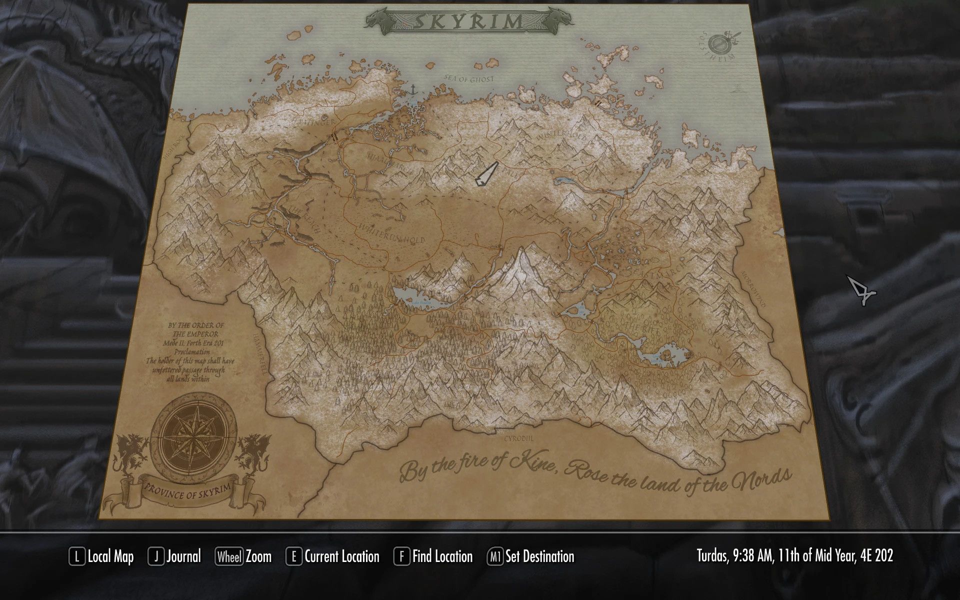 Updates to various maps for FWMF mod for The Elder Scrolls V: Skyrim Special Edition