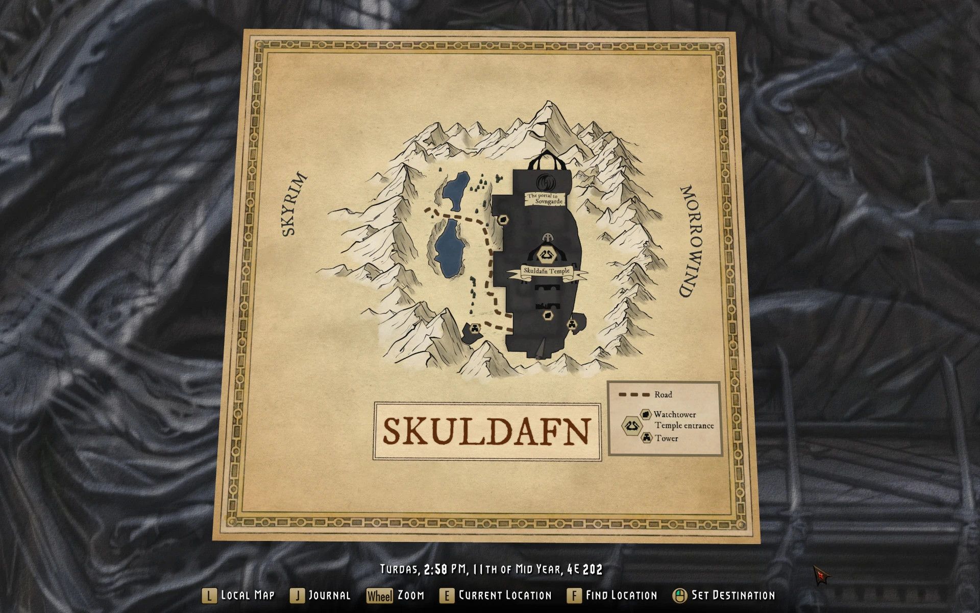 Updates to various maps for FWMF mod for The Elder Scrolls V: Skyrim Special Edition