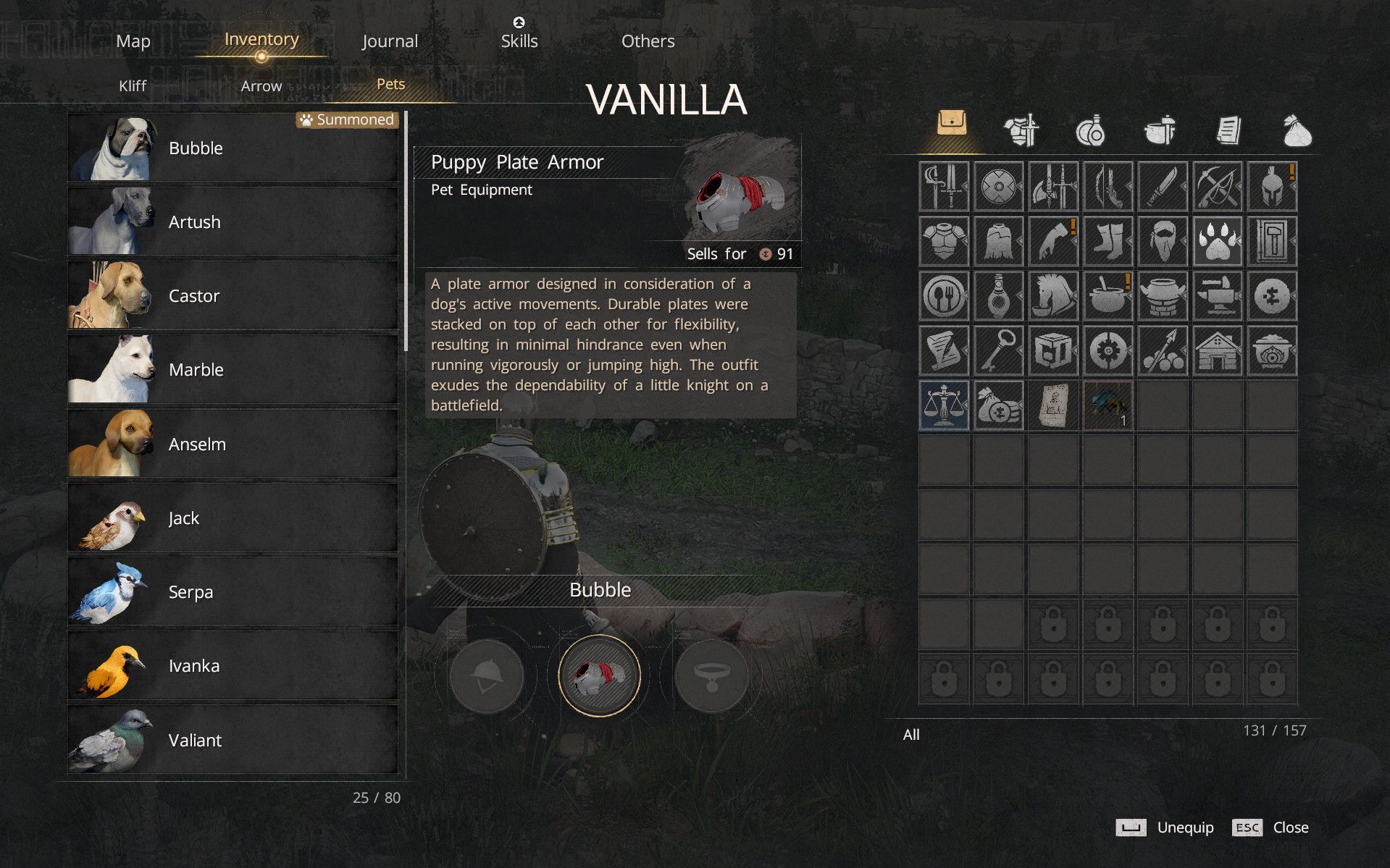 Better Pet List UI mod for Crimson Desert