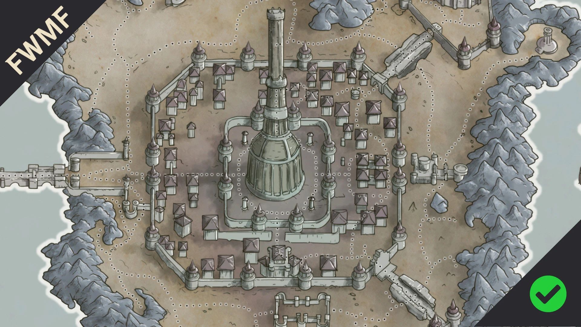 Vigilant Paper Map for FWMF by Limon mod for The Elder Scrolls V: Skyrim Special Edition