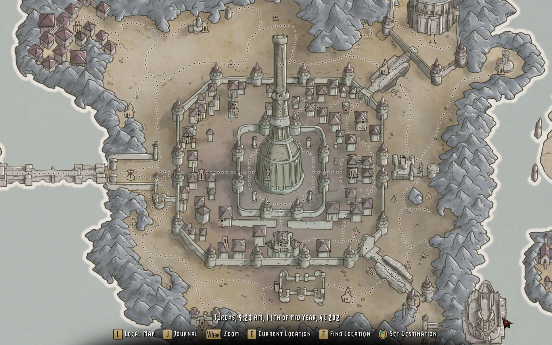 Vigilant Paper Map for FWMF by Limon mod for The Elder Scrolls V: Skyrim Special Edition