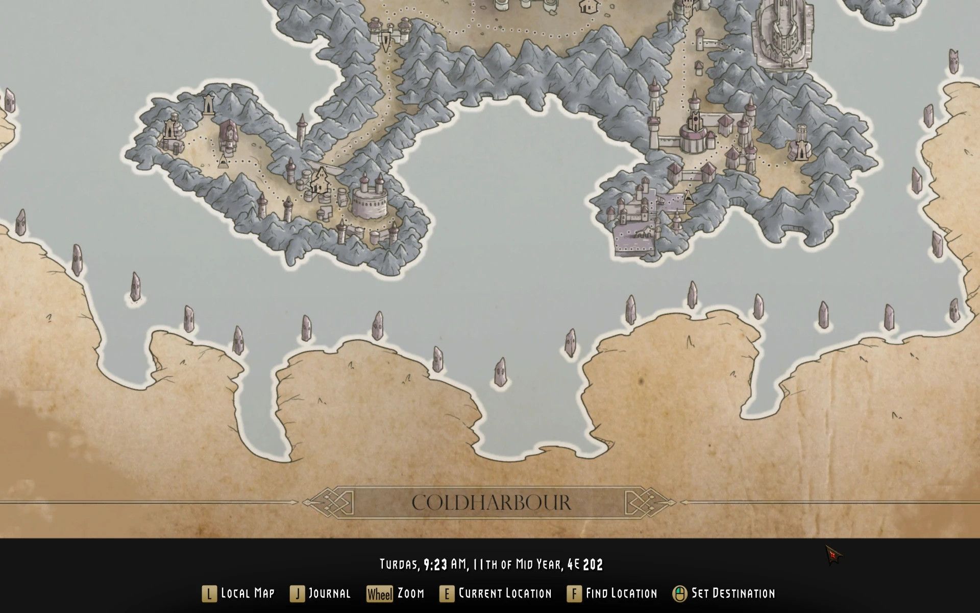 Vigilant Paper Map for FWMF by Limon mod for The Elder Scrolls V: Skyrim Special Edition
