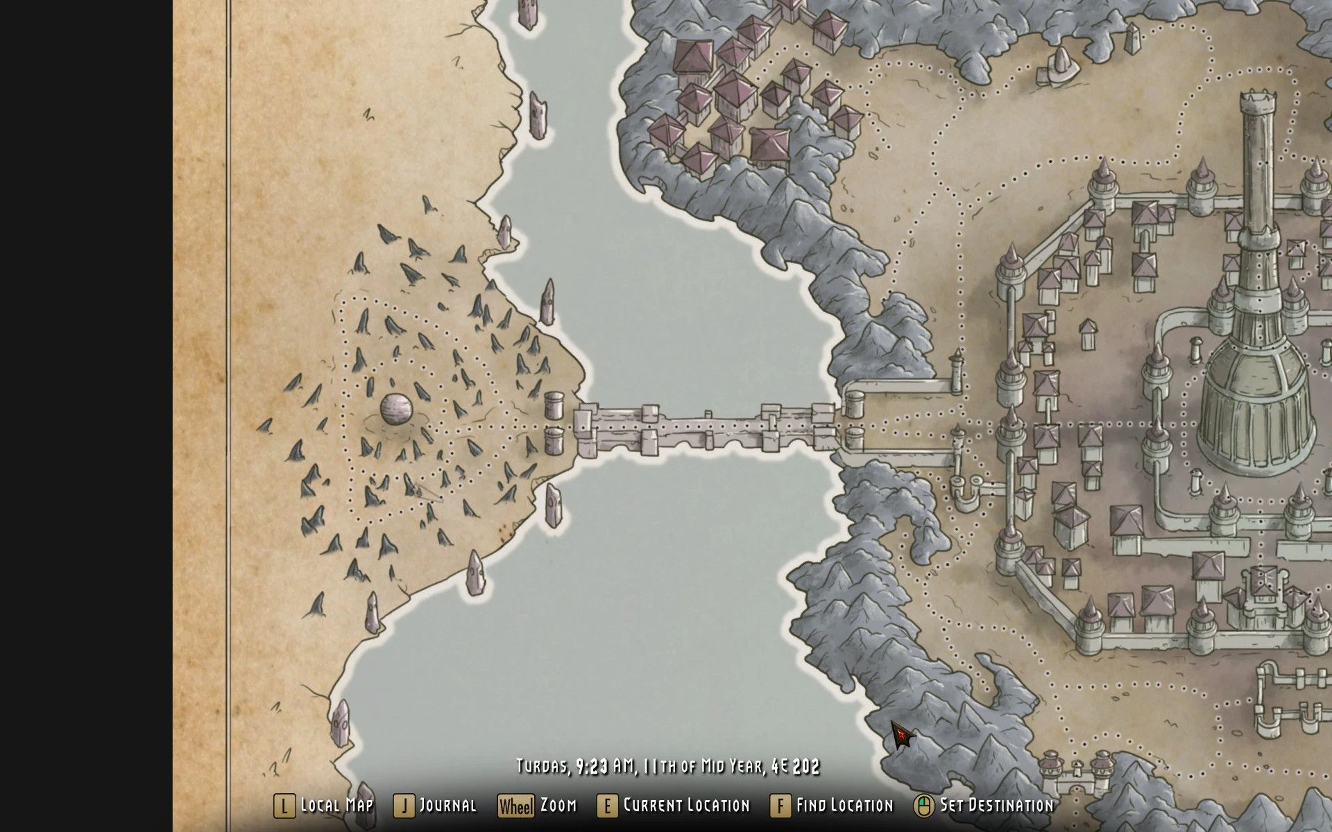 Vigilant Paper Map for FWMF by Limon mod for The Elder Scrolls V: Skyrim Special Edition