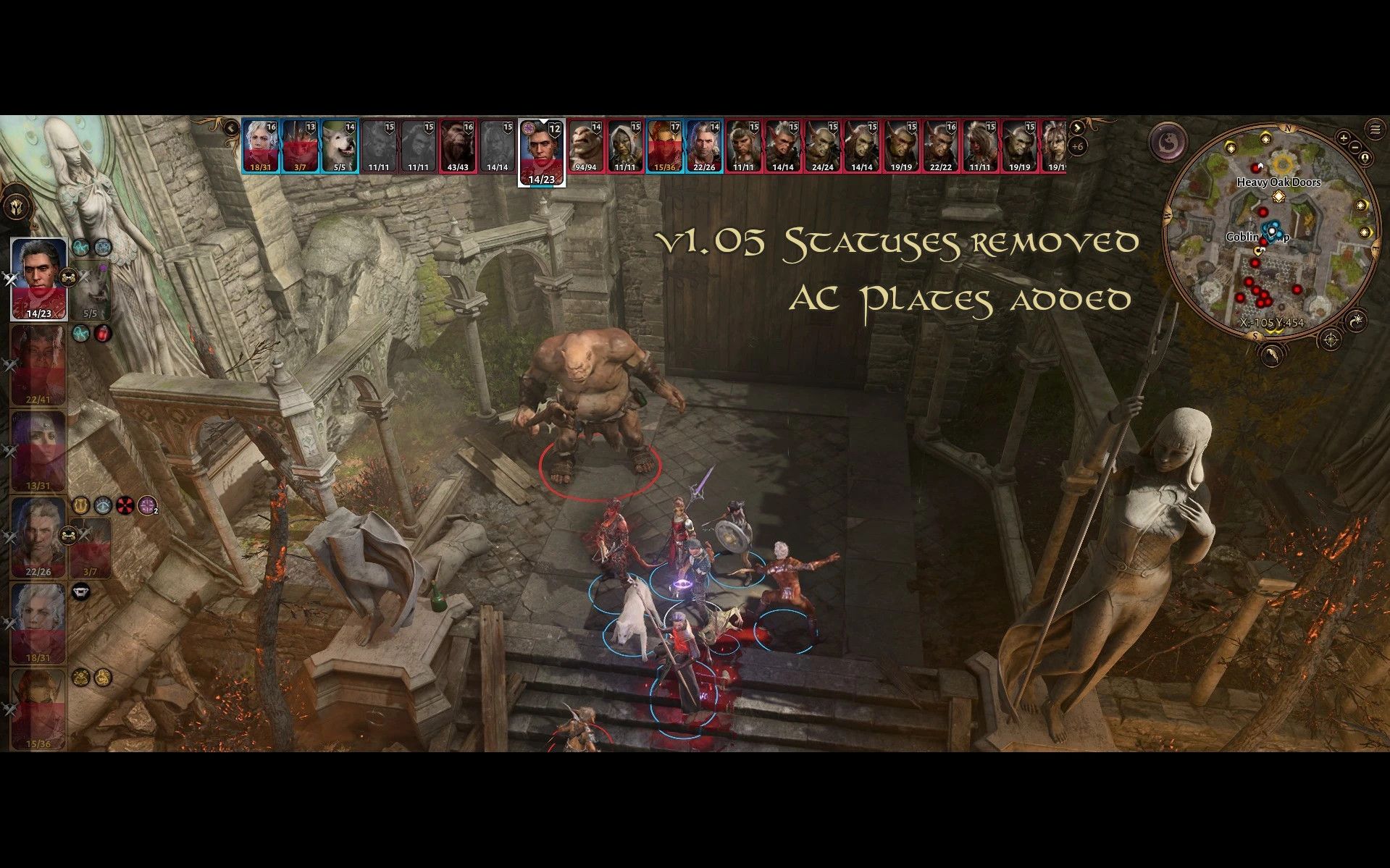 Better Topbar mod for Baldur's Gate 3