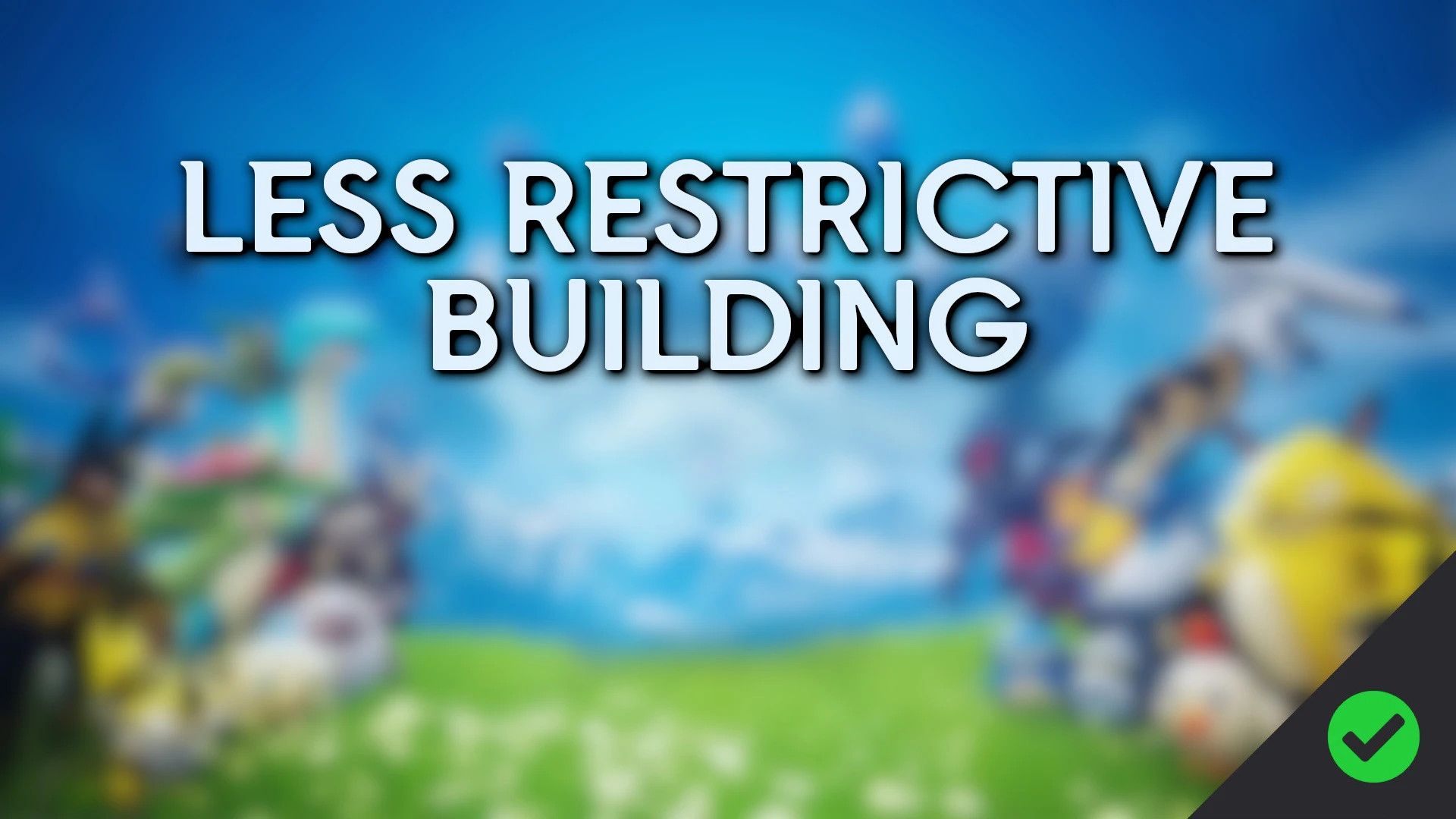 Less Restrictive Building mod for Palworld