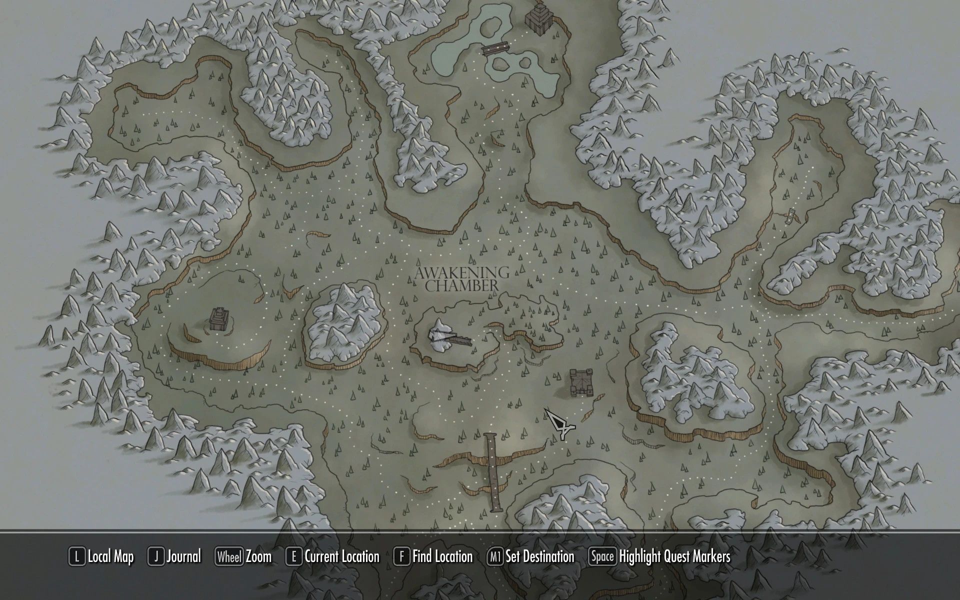 The Nightmare Paper Map for FWMF by Limon mod for The Elder Scrolls V: Skyrim Special Edition