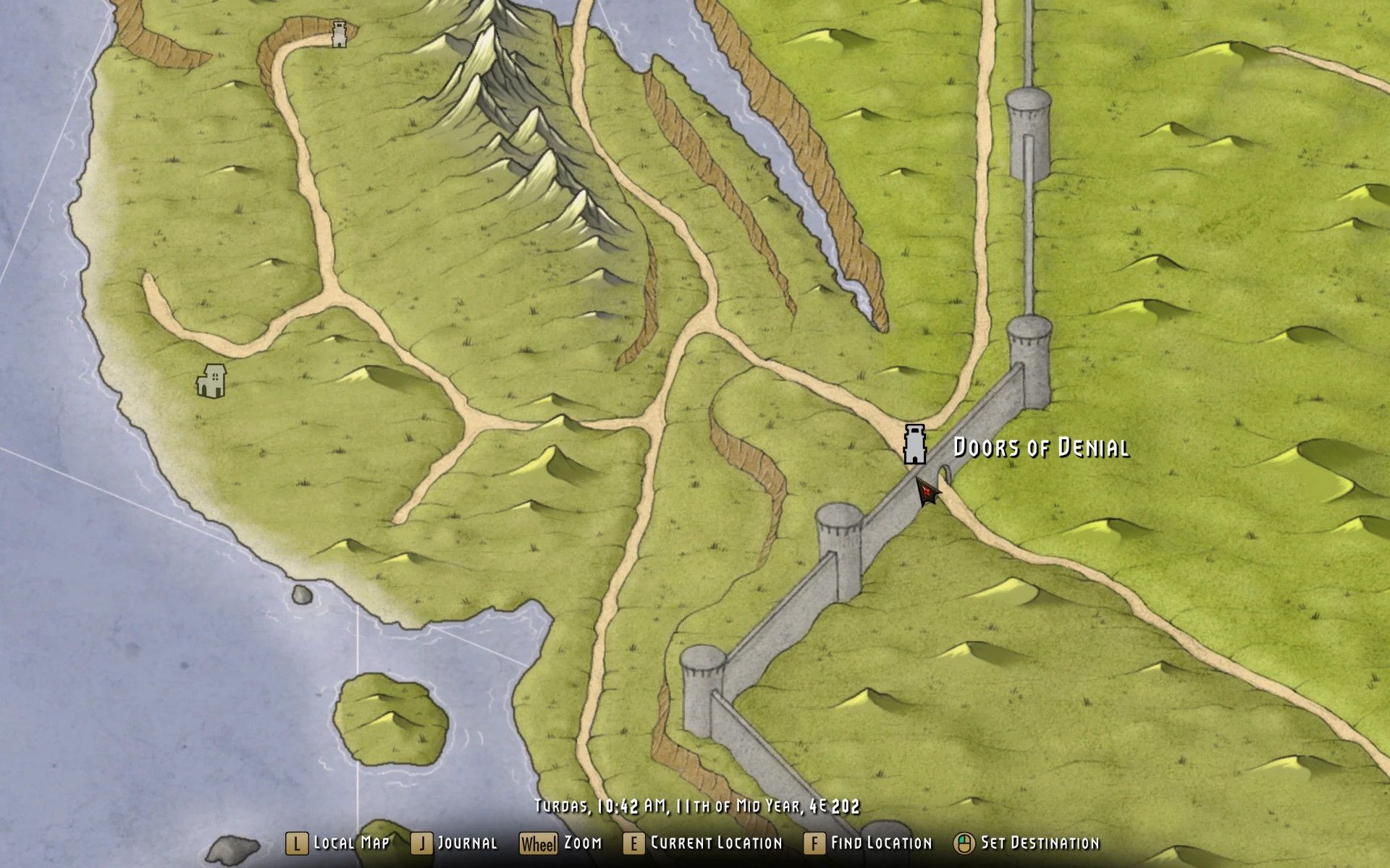 Extended Cut - Saints and Seducers Paper Map for FWMF mod for The Elder Scrolls V: Skyrim Special Edition