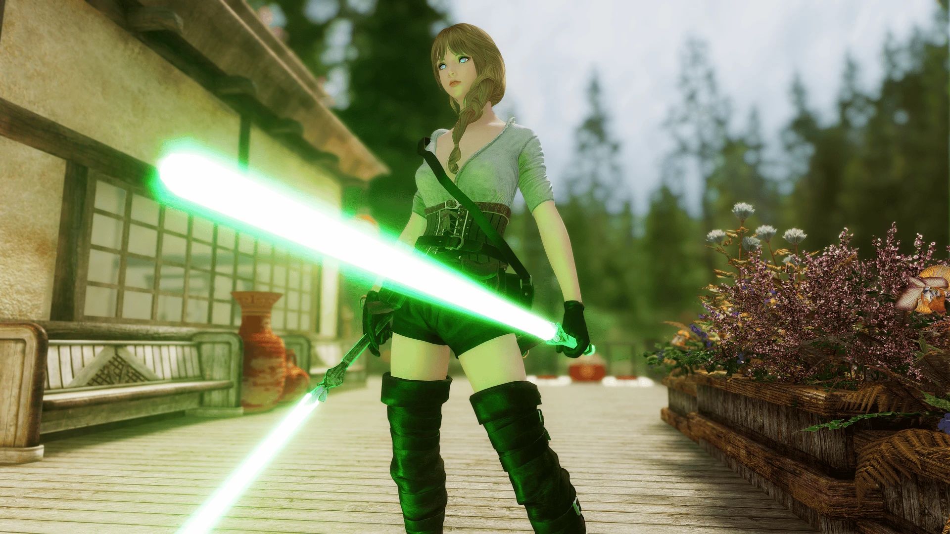 Lyra Model-EV4 - Most Advanced Human Voiced ESPFE Follower mod for The Elder Scrolls V: Skyrim Special Edition