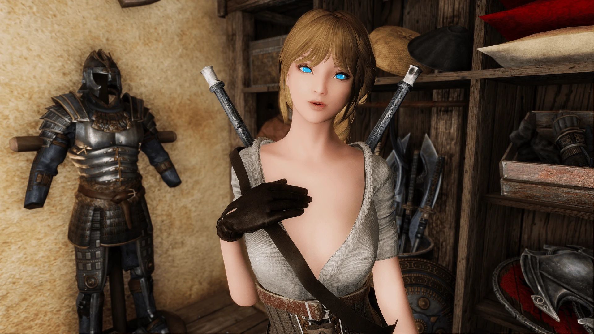 Lyra Model-EV4 - Most Advanced Human Voiced ESPFE Follower mod for The Elder Scrolls V: Skyrim Special Edition