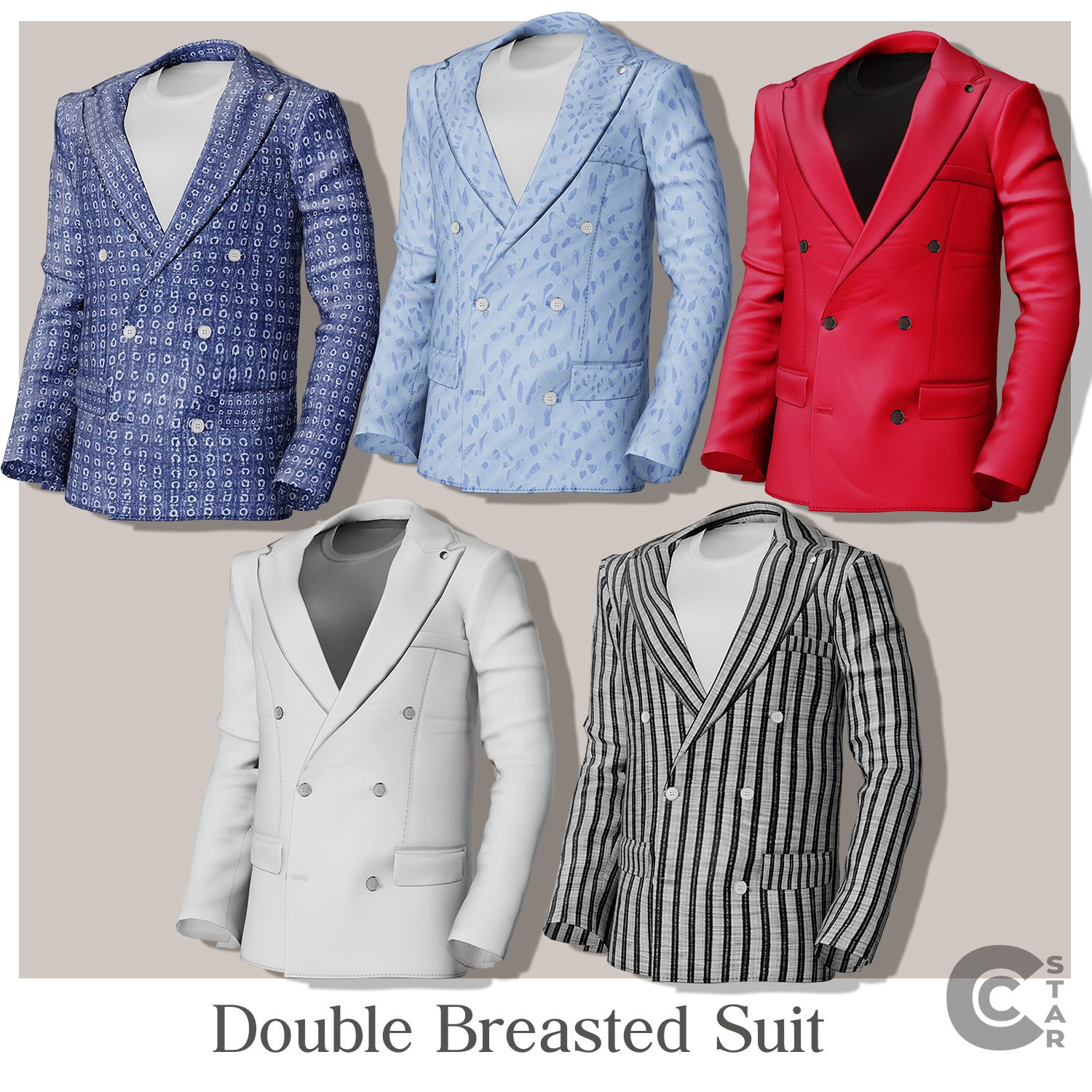Male Blazer with Bow Tie mod for The Sims 4 