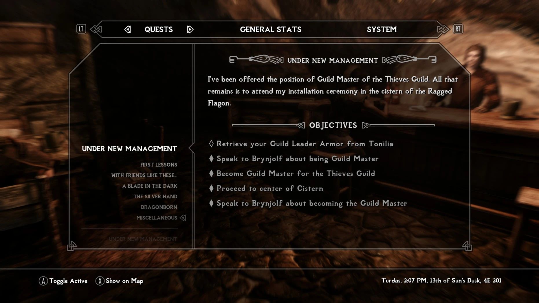 Edmond's A Change in Management - Seamless Transition of Guild Master to Brynjolf mod for The Elder Scrolls V: Skyrim Special Edition