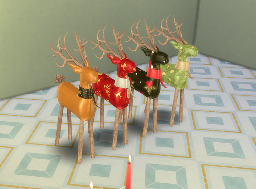 Deer statue mod for The Sims 4 
