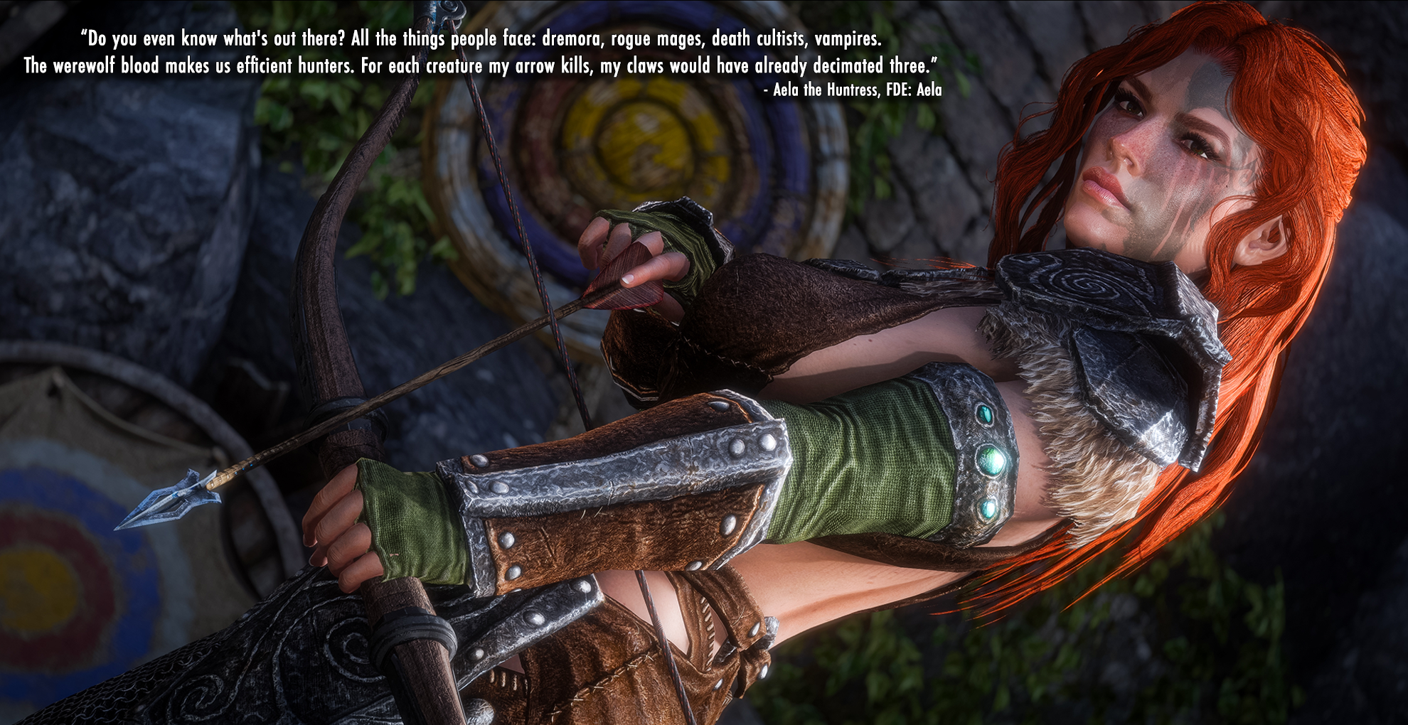 Aela Revoiced mod for The Elder Scrolls V: Skyrim Special Edition