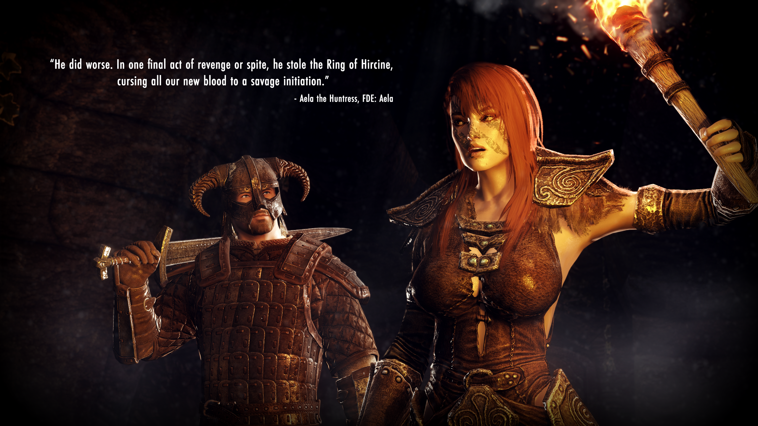 Aela Revoiced mod for The Elder Scrolls V: Skyrim Special Edition