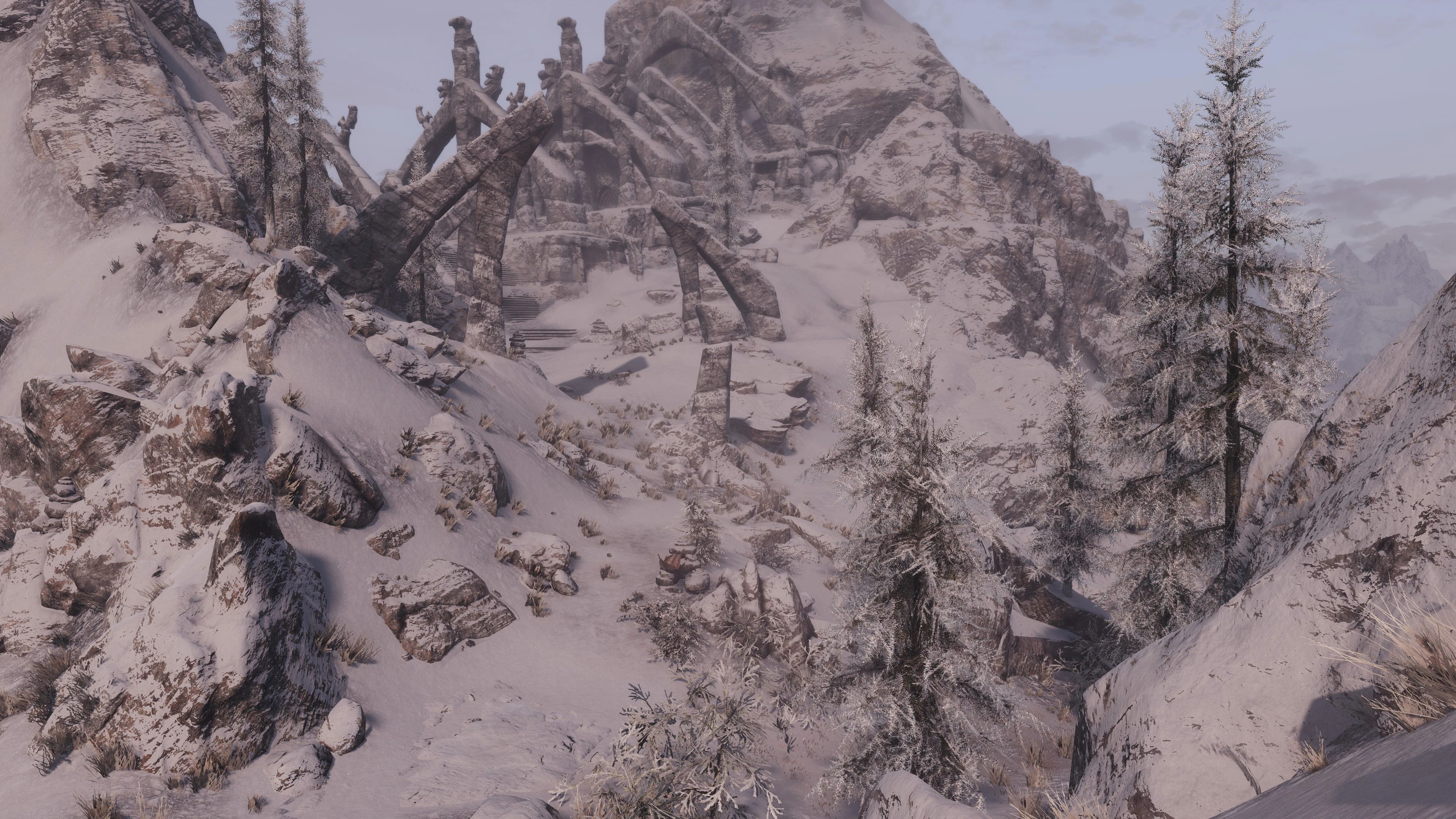 Edmond's Tamrielic Grass ESL - And Green Snow Grass Removal and River Fix mod for The Elder Scrolls V: Skyrim Special Edition