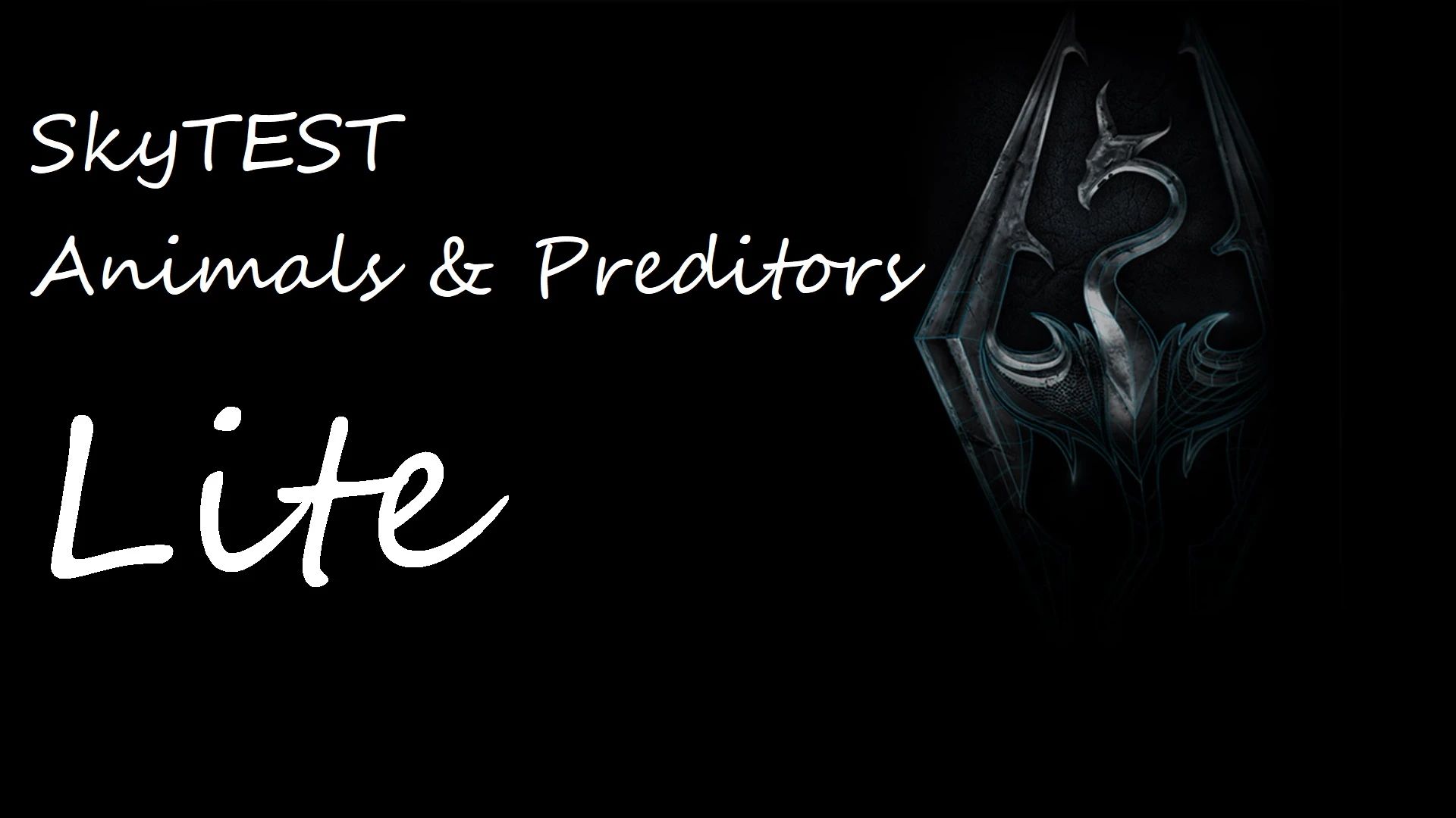 Edmond's SkyTEST - Realistic Animals and Predators - Lite mod for The Elder Scrolls V: Skyrim Special Edition