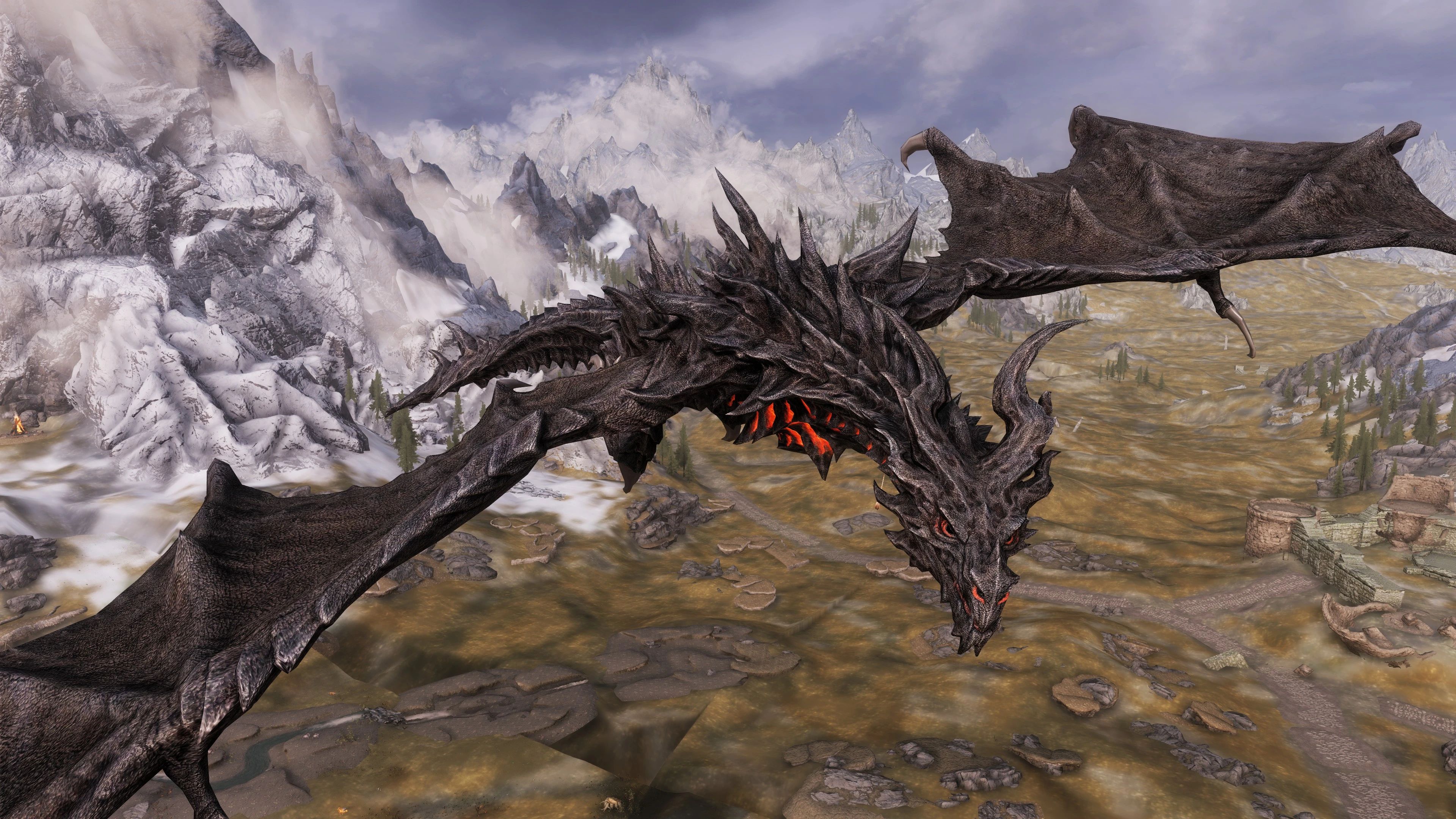 Edmond's ALDUIN THE WORLD-EATER (Ultra HD - 4k 8k and 16k Dragon Retexture) mod for The Elder Scrolls V: Skyrim Special Edition